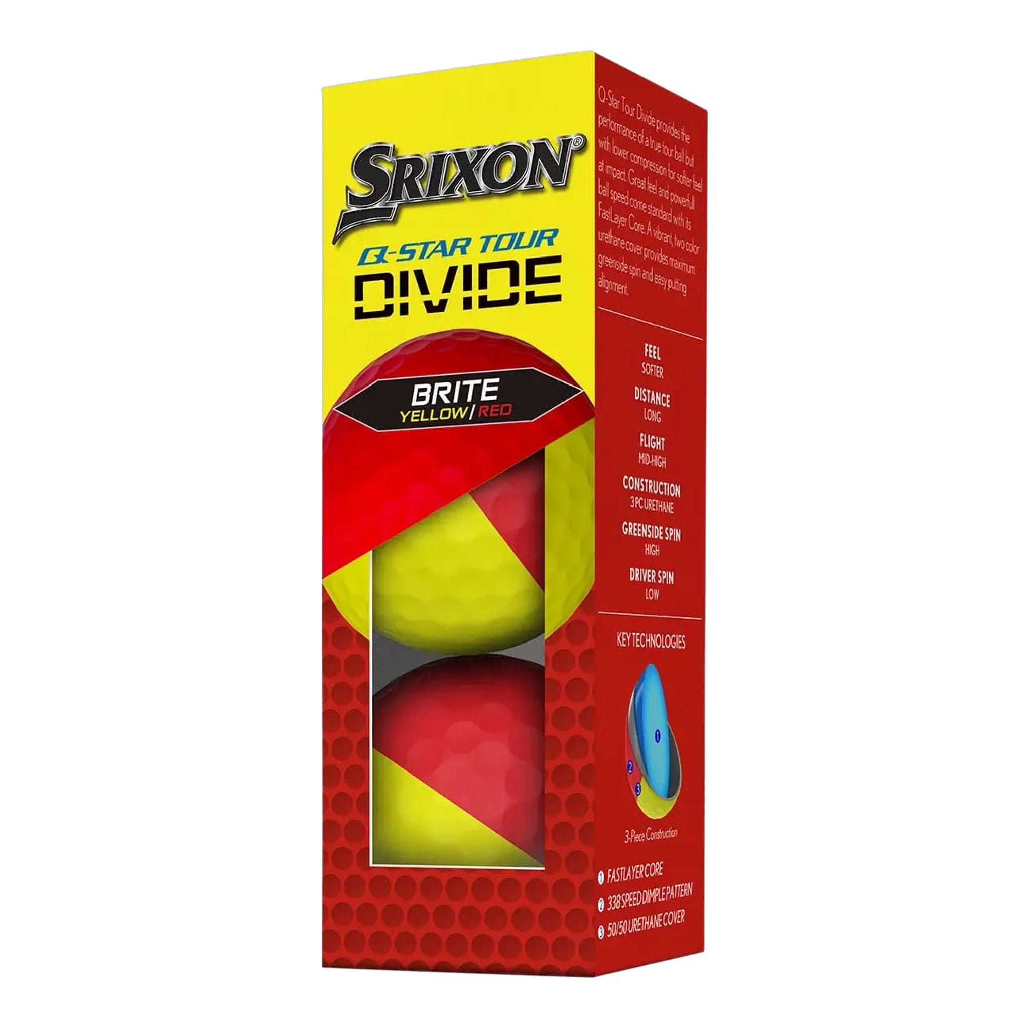Srixon Q-Star Tour Divide 2 Golfbälle