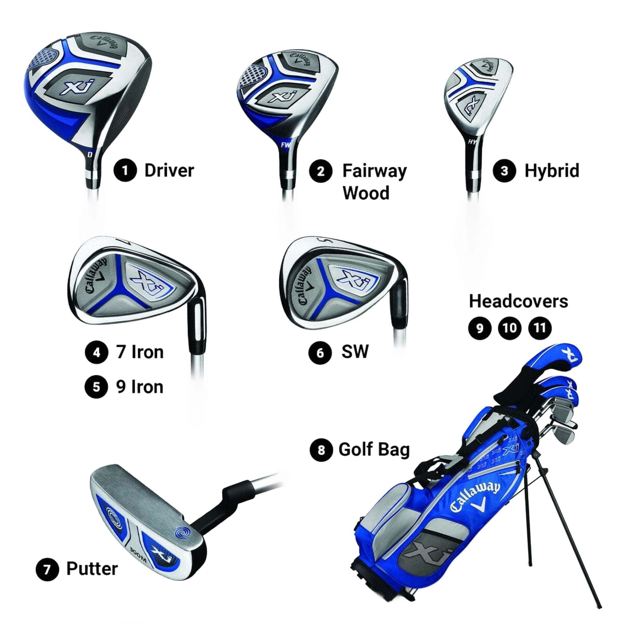 Callaway XJ Komplettset Girls Damen