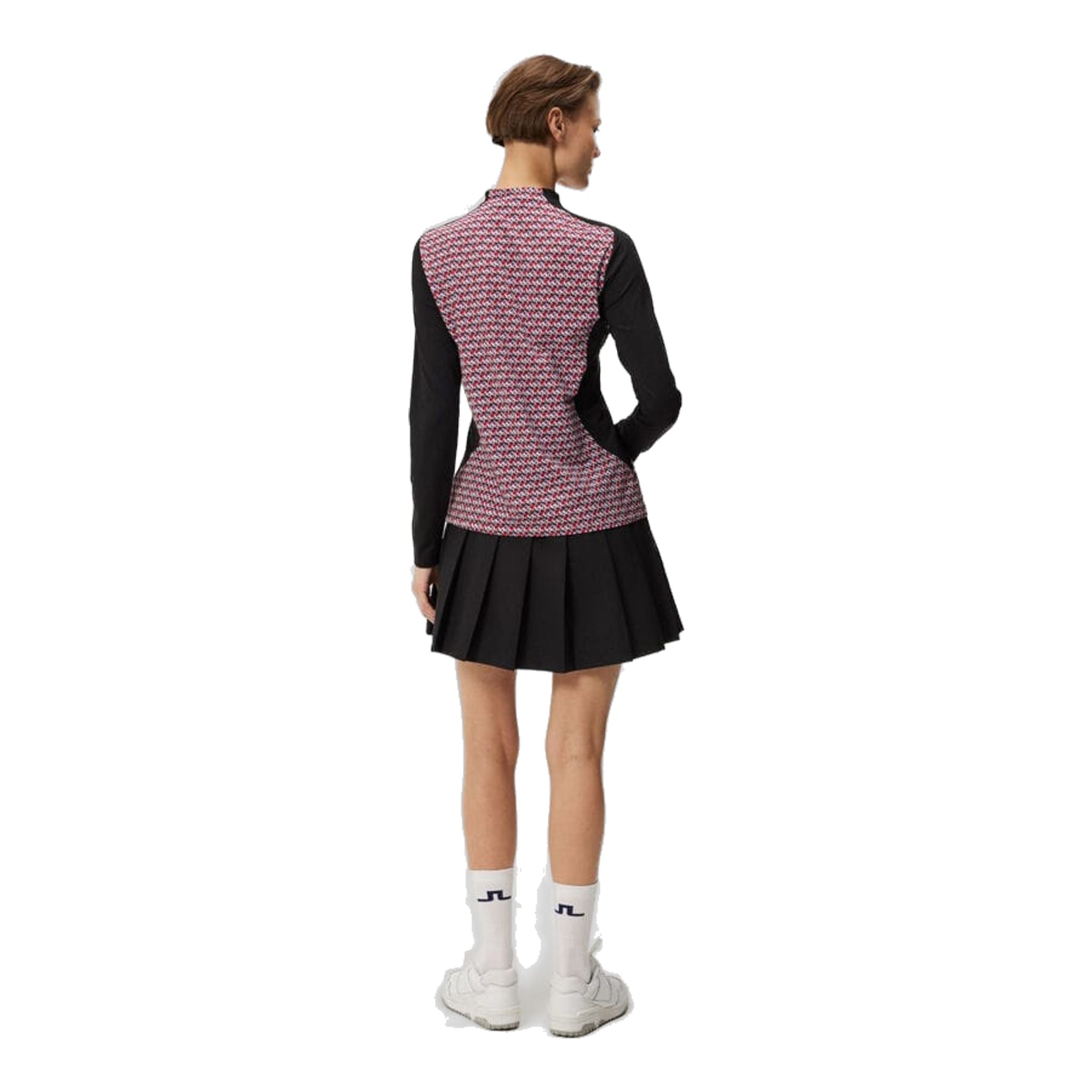 J. Lindeberg Marilyn Half Zip Mid Layer Damen Schwarz Damen