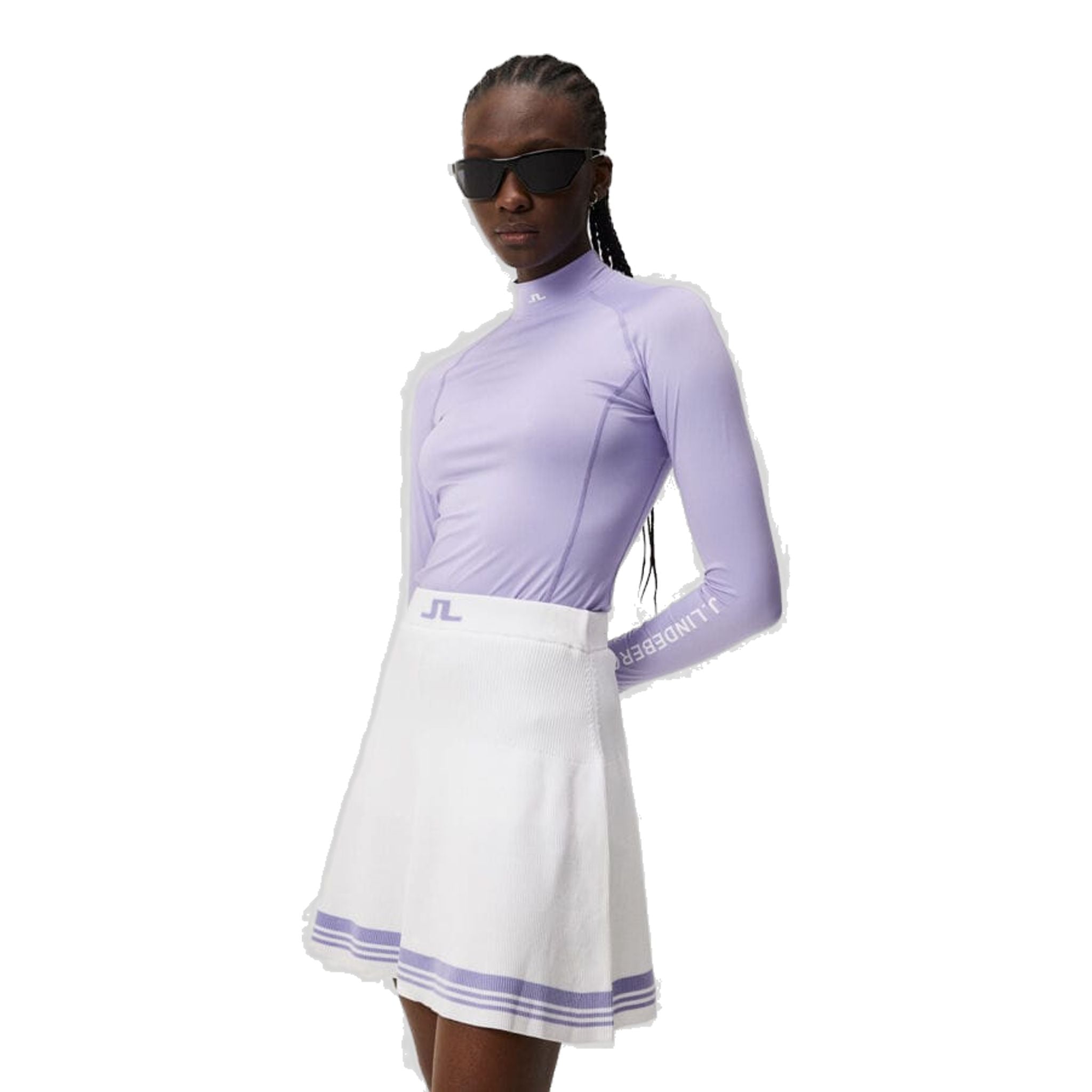 J. Lindeberg Asa Soft Compression Top Damen Sweet Lavender Damen