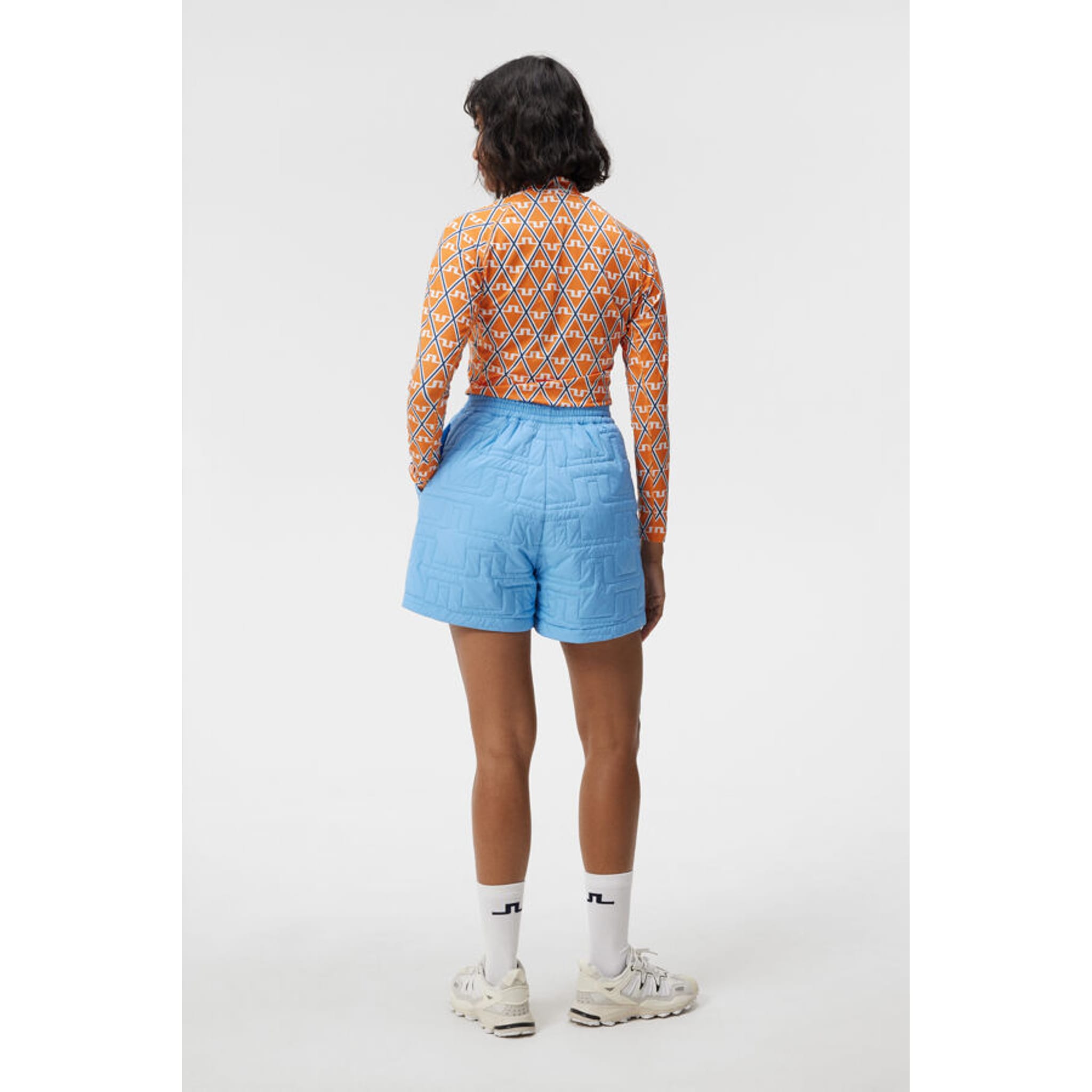 J. Lindeberg Blossom Padded Shorts Damen Little Boy Blue Damen