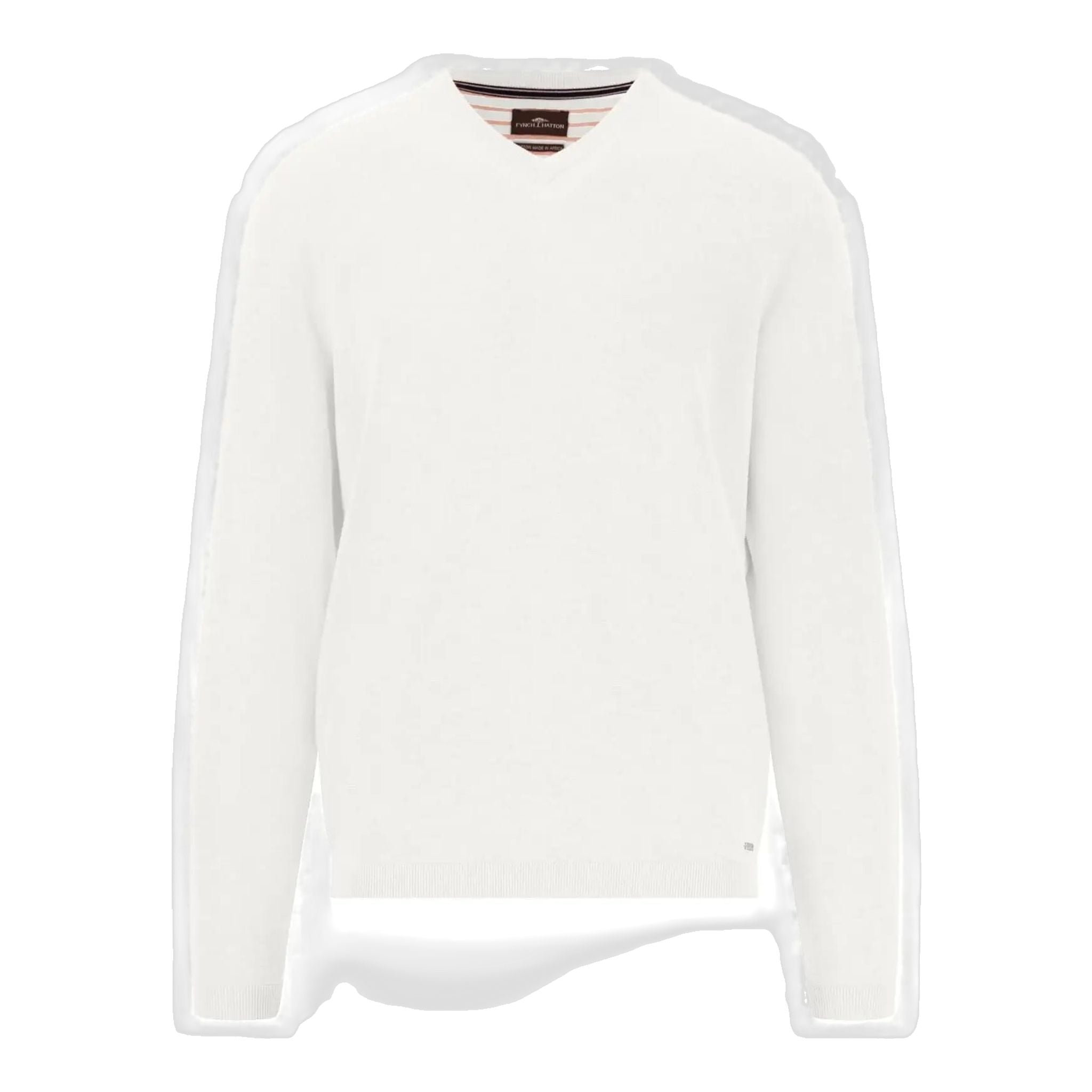 Fynch Hatton Air Cotton V-Neck Herren