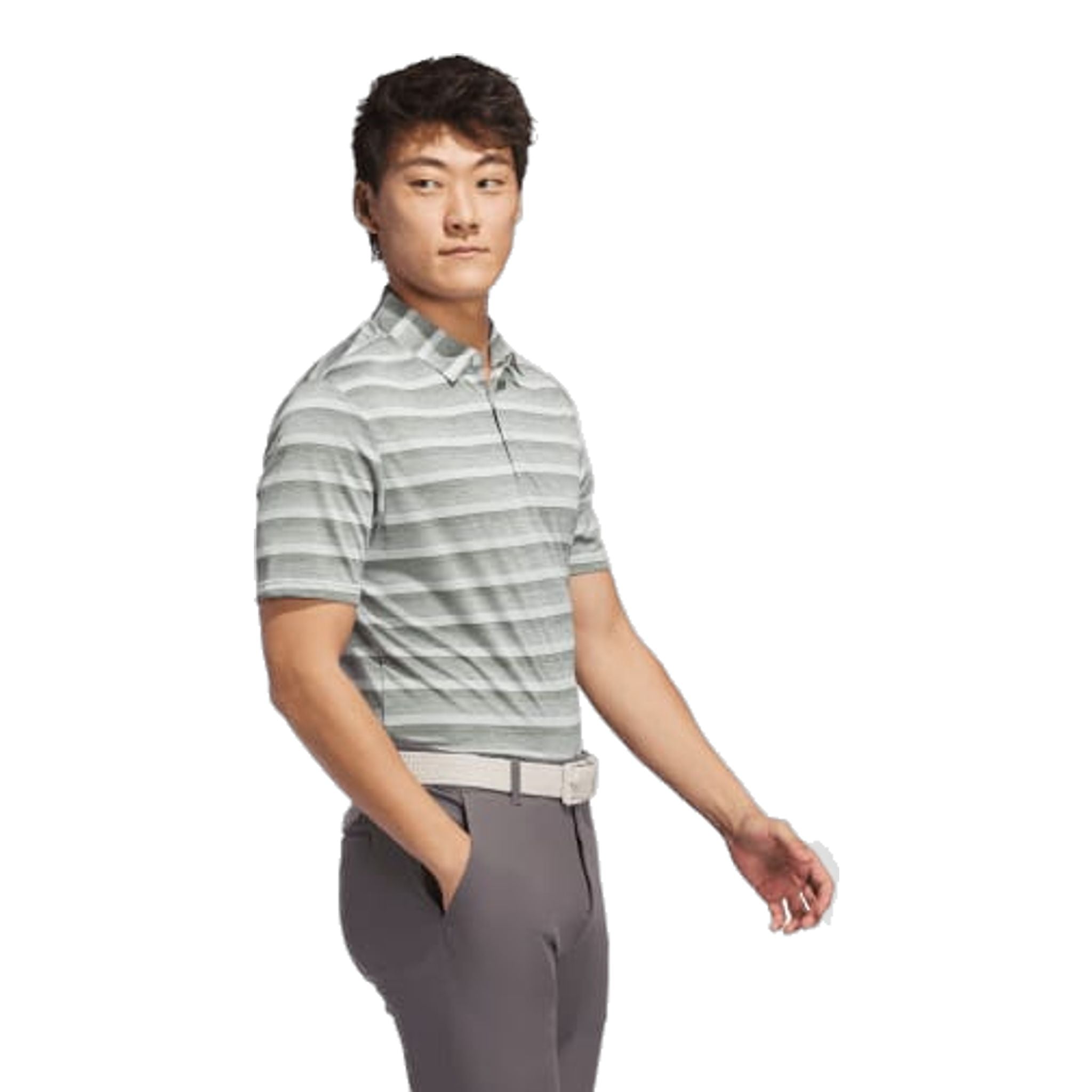 Adidas 2 Color Stripe Polo Herren