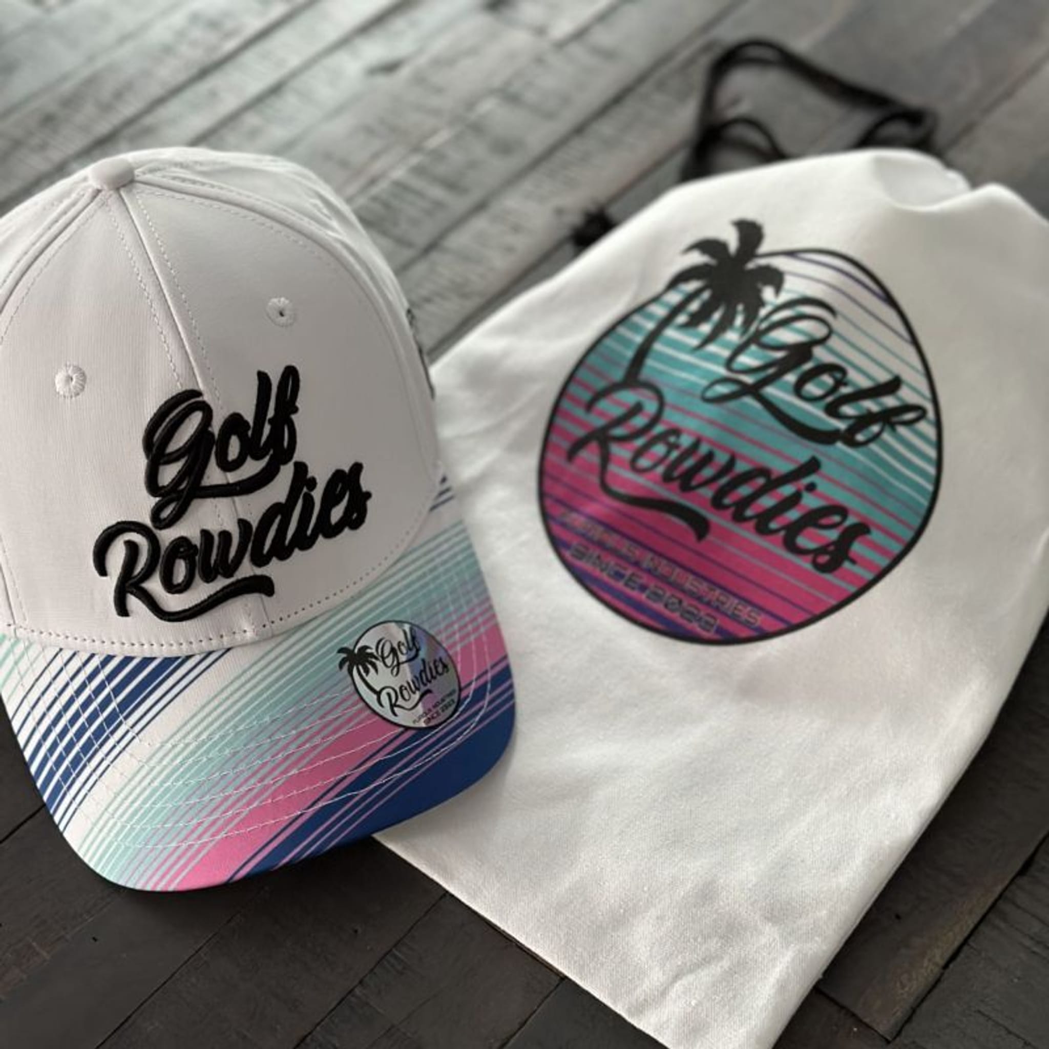 Golf Rowdies Stripes Kappe Herren