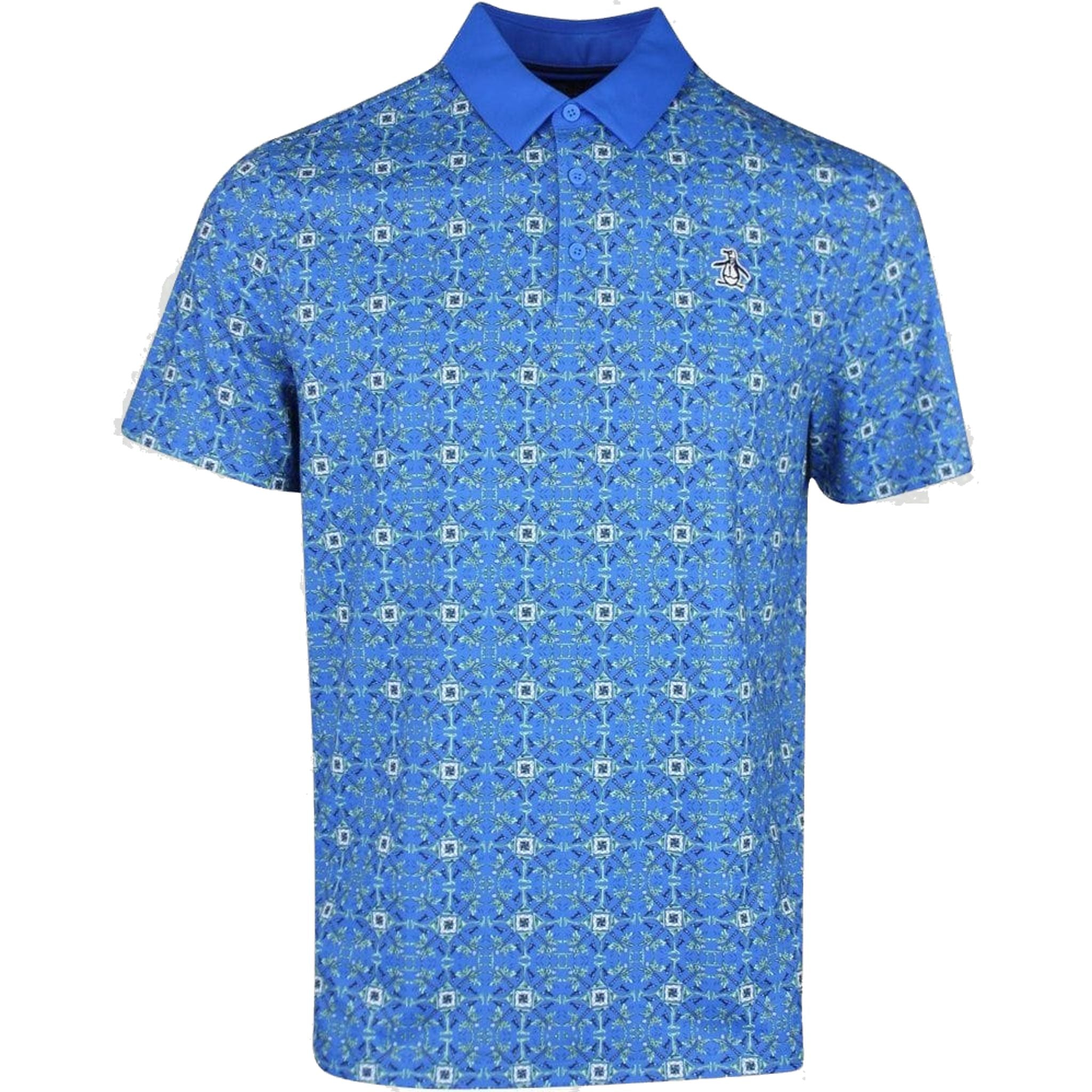 Original Penguin Pete's Cocktail Windowpane Polo Herren