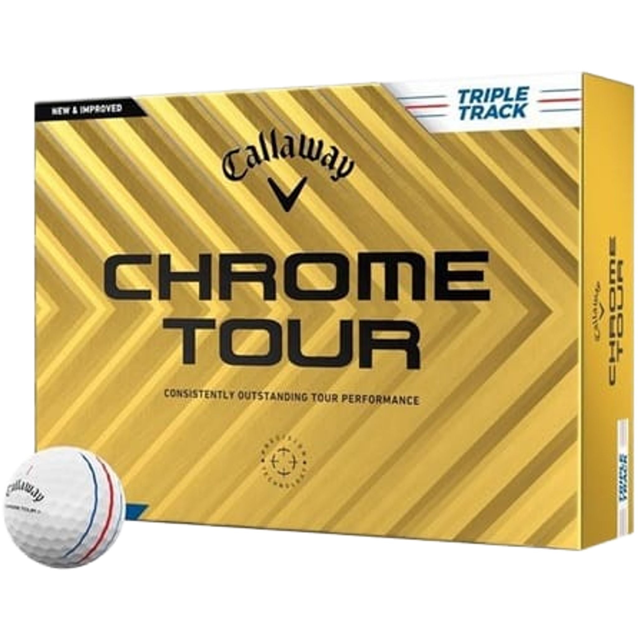 Callaway Chrome Soft Tour Triple Track (24) Golfbälle (12 Stück)