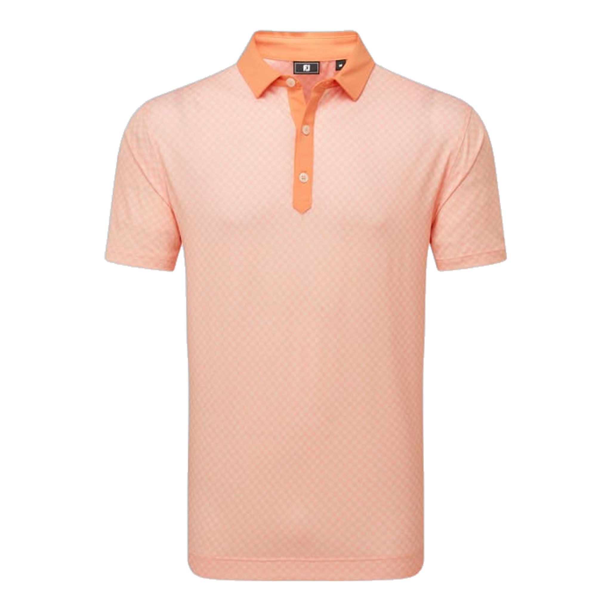 Footjoy Checker Jacquard Polo Herren