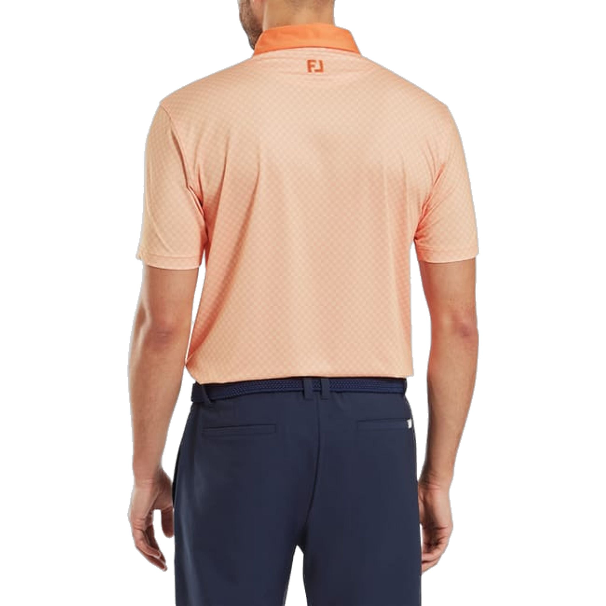 Footjoy Checker Jacquard Polo Herren