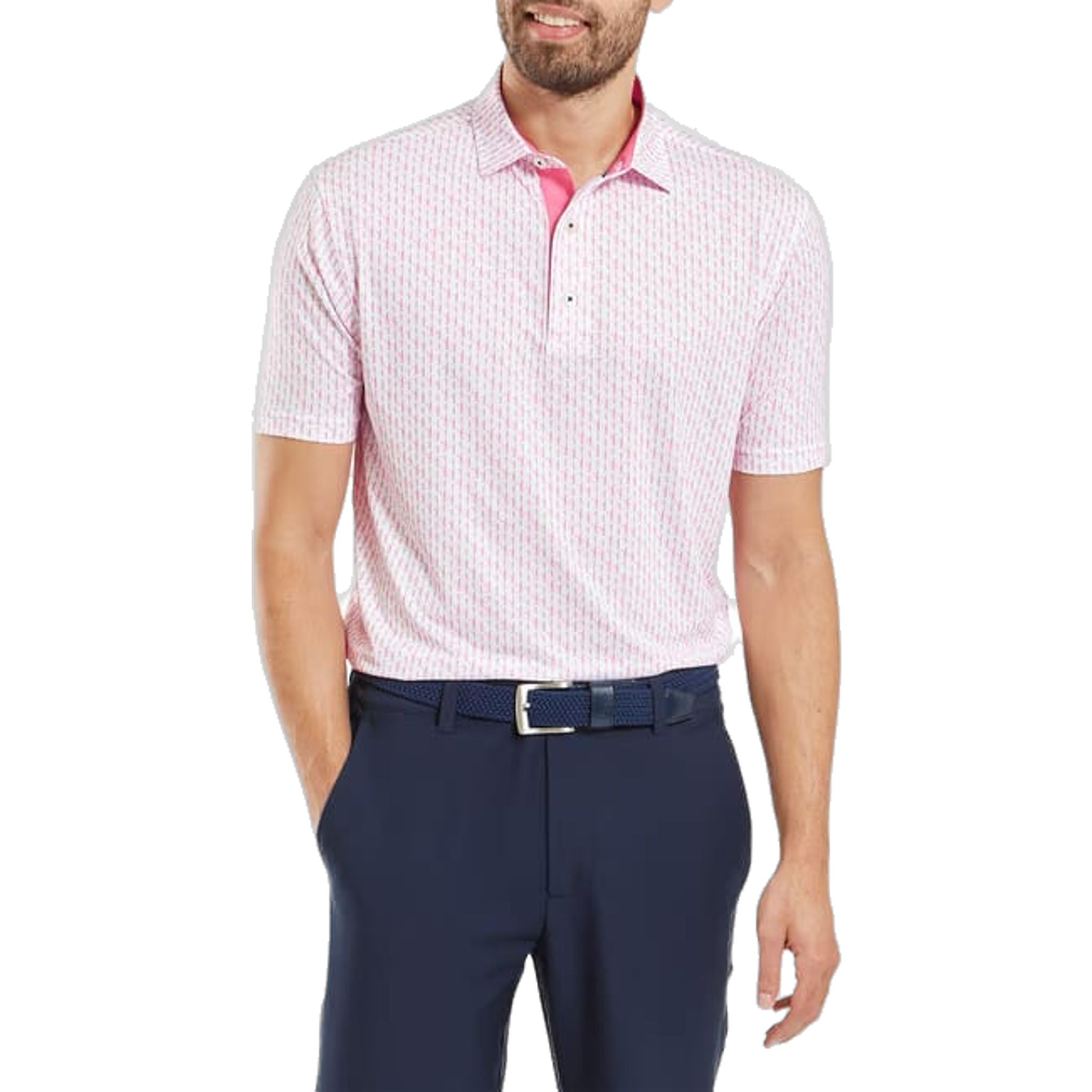 Footjoy Figure Print Polo Herren