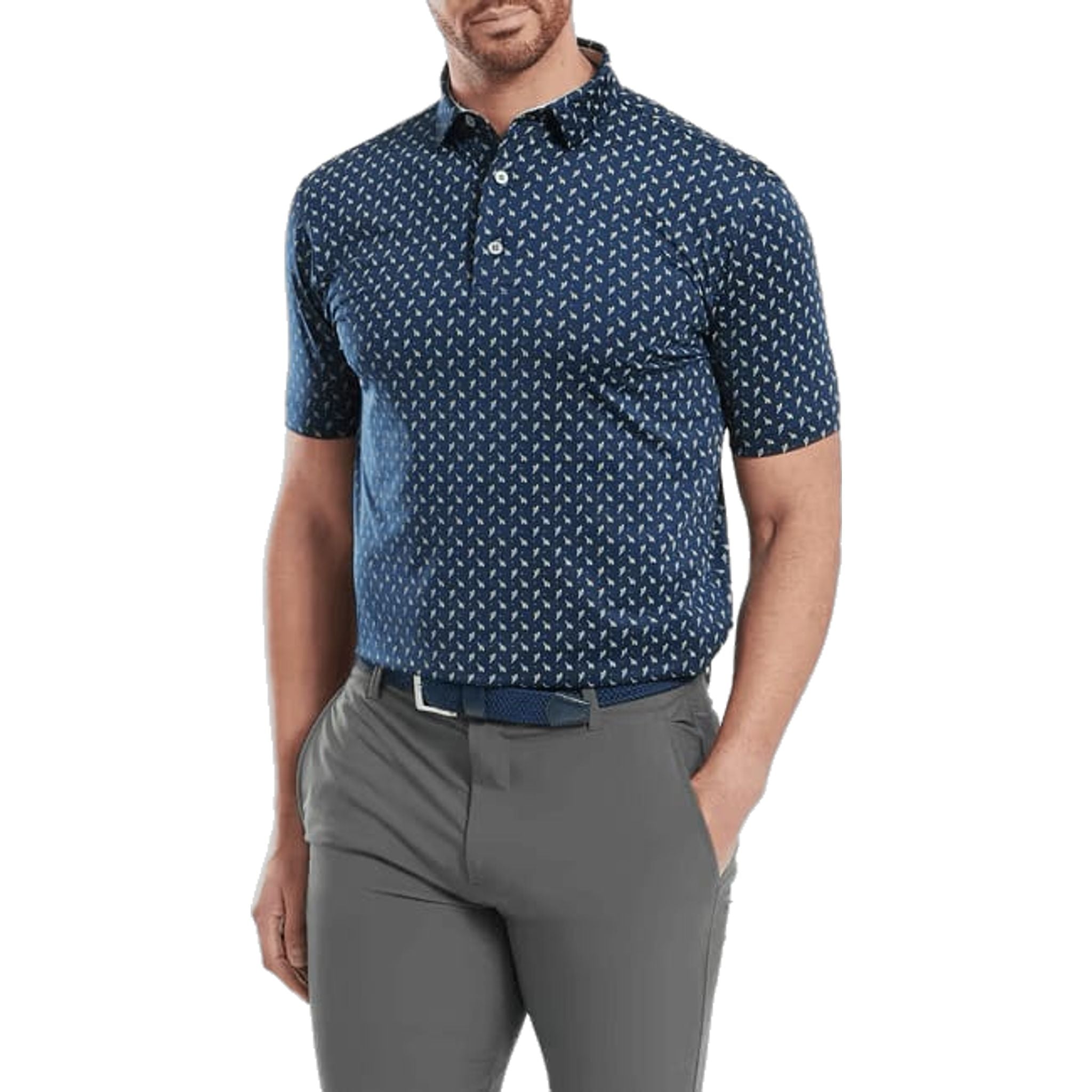 Footjoy Flower Bud Polo Herren