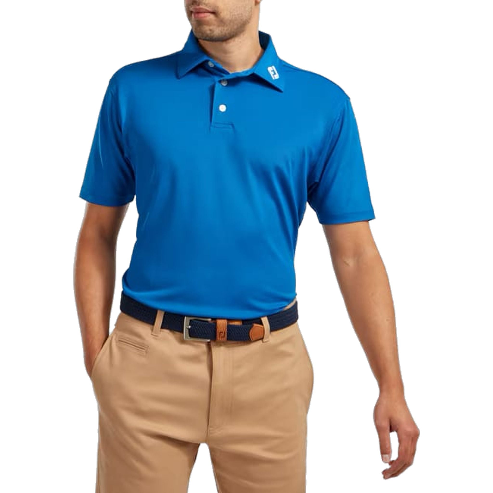 Footjoy M Stretch Pique SS Polo Purple Herren