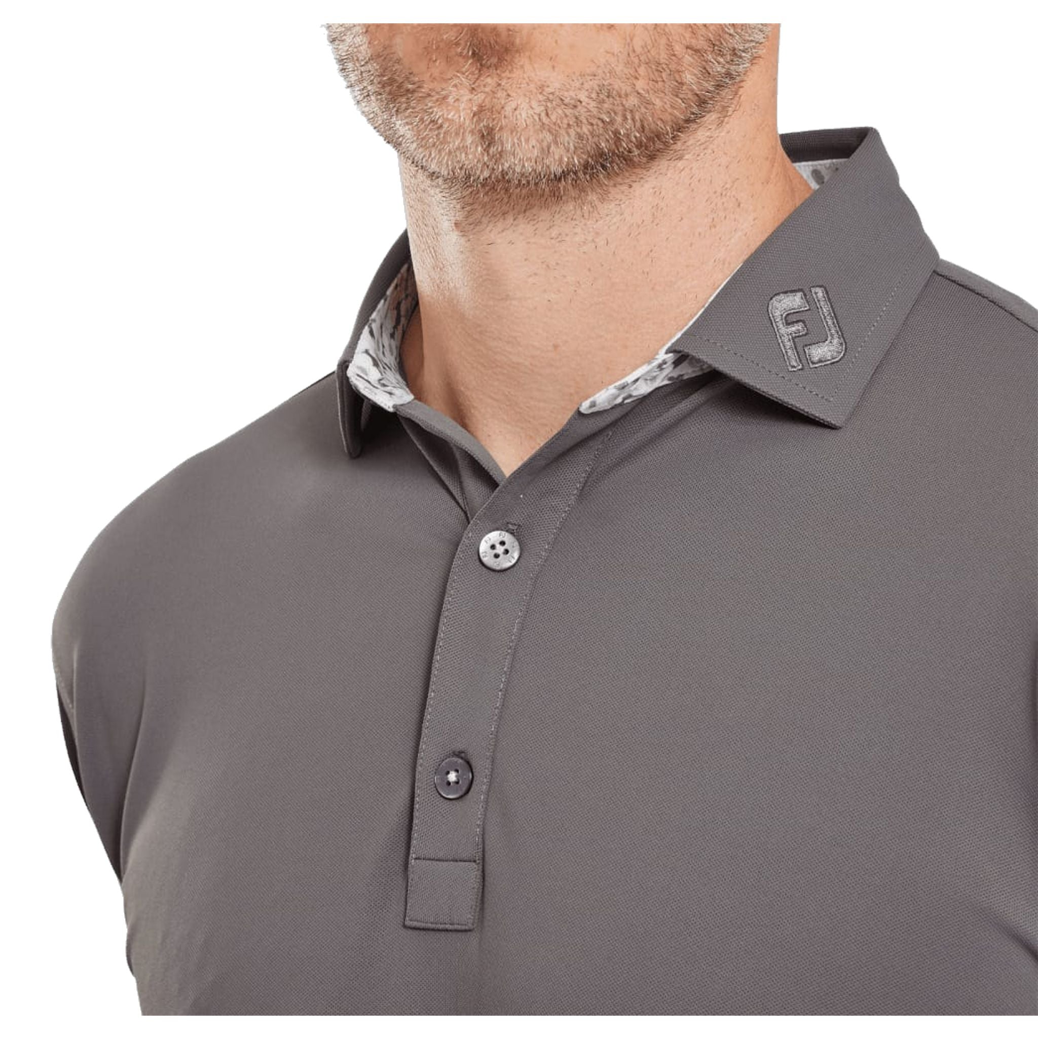 Footjoy Primrose Trim Pique Polo Herren