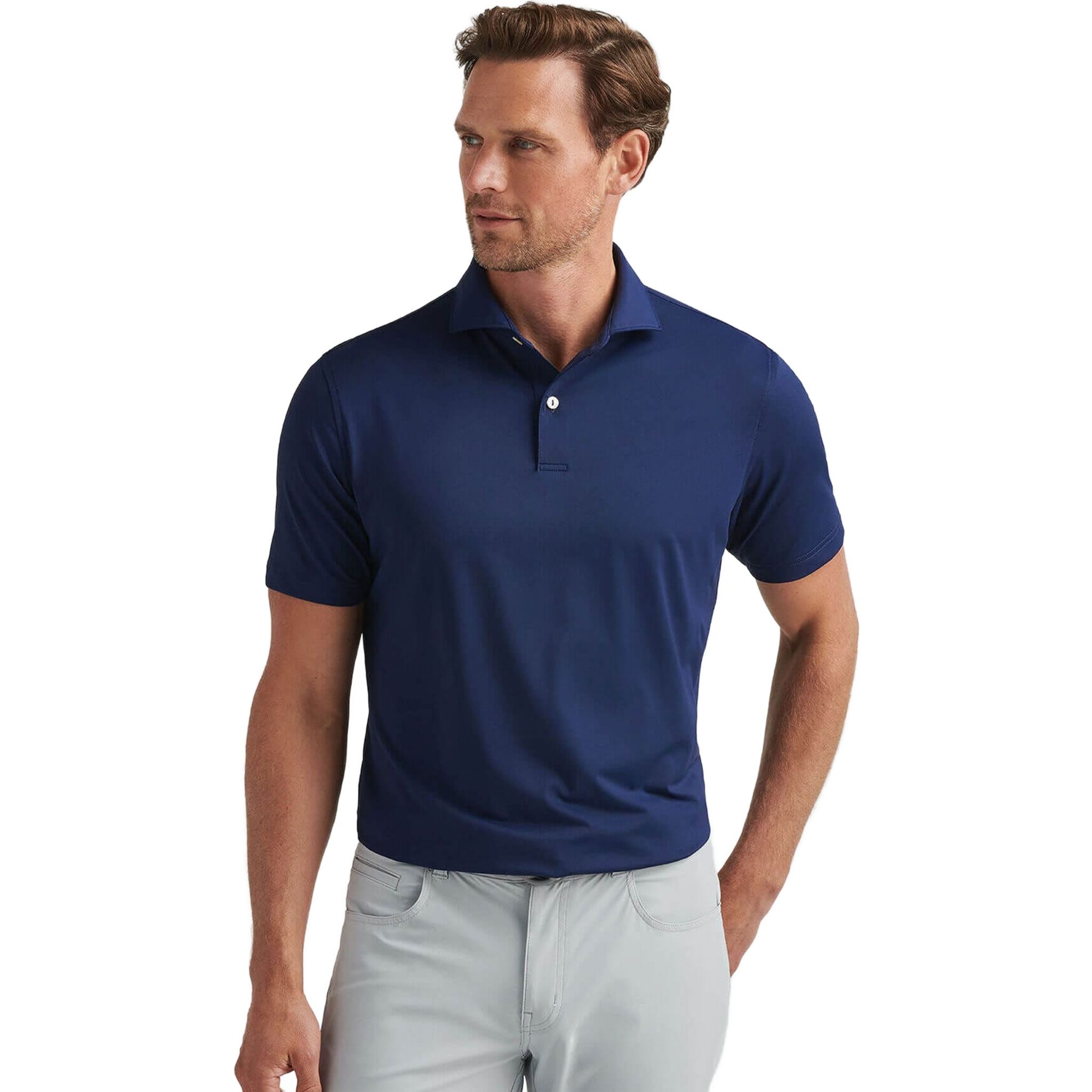 Peter Millar Solid Performance Jersey Polo Herren