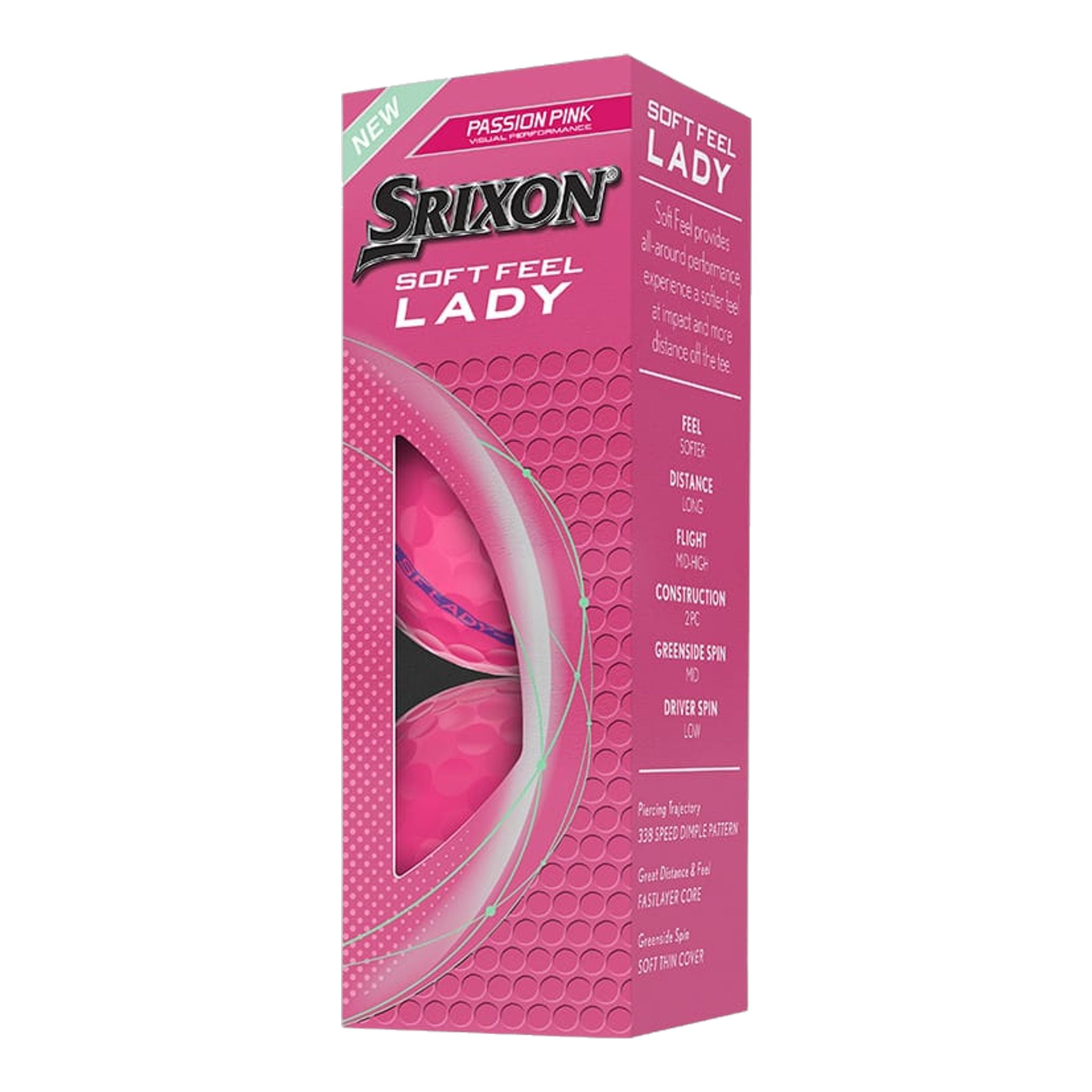 Srixon Soft Feel Lady Pure Golfbälle Damen