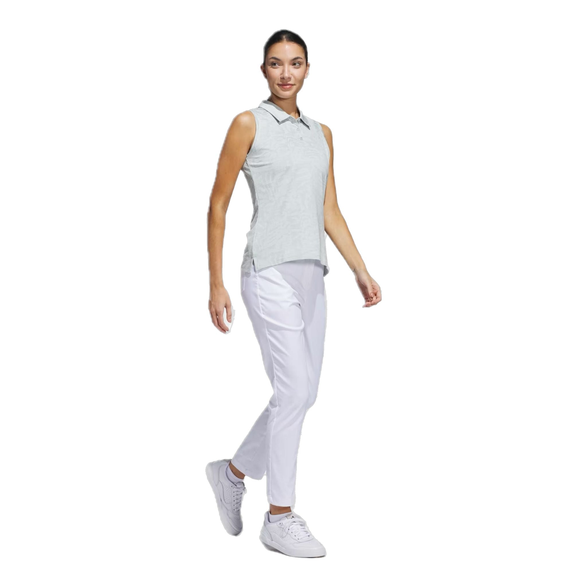 Adidas Ultimate365 Jacquard Sleeveless Polo Damen