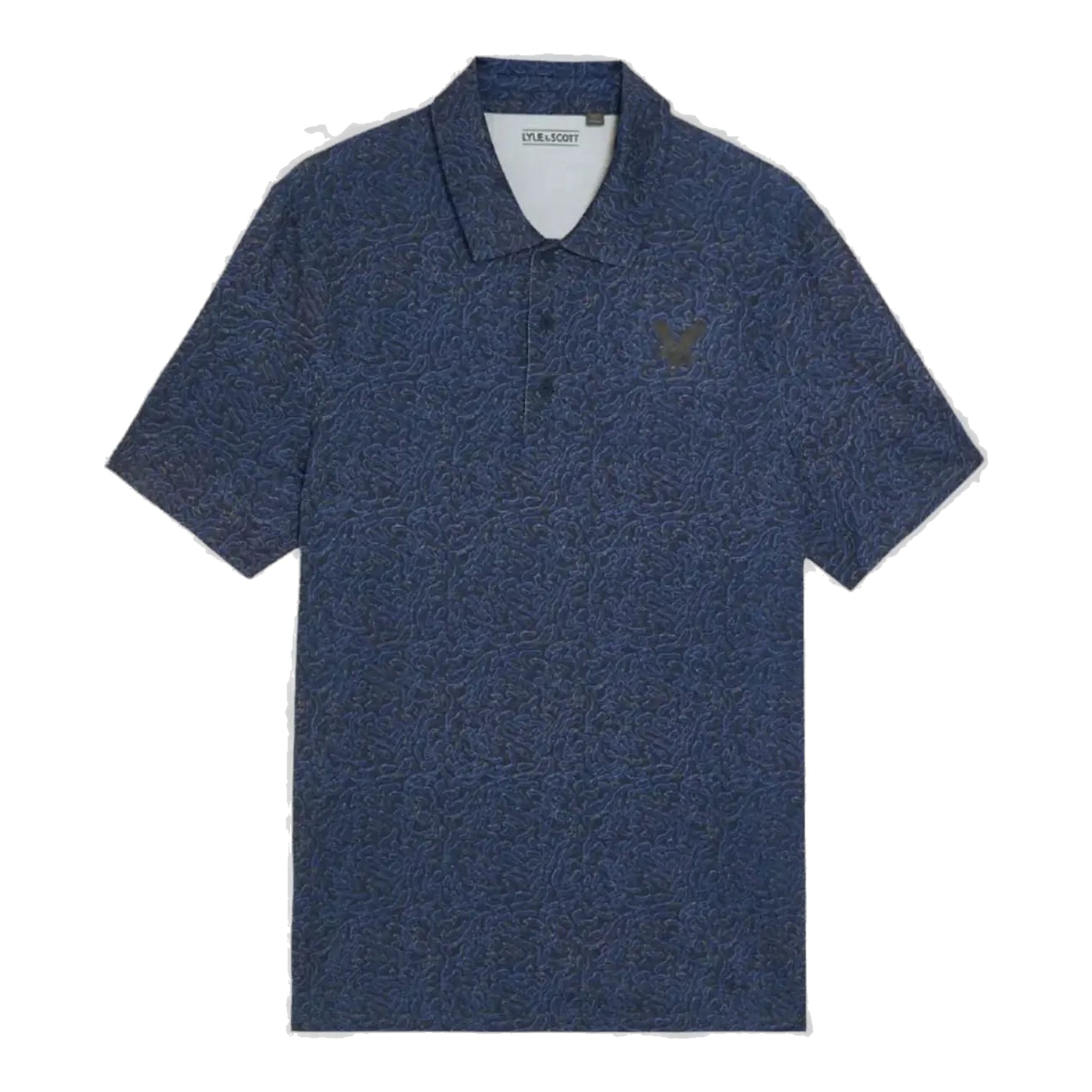 Lyle & Scott Golf Micro Contour Printed Polo Herren