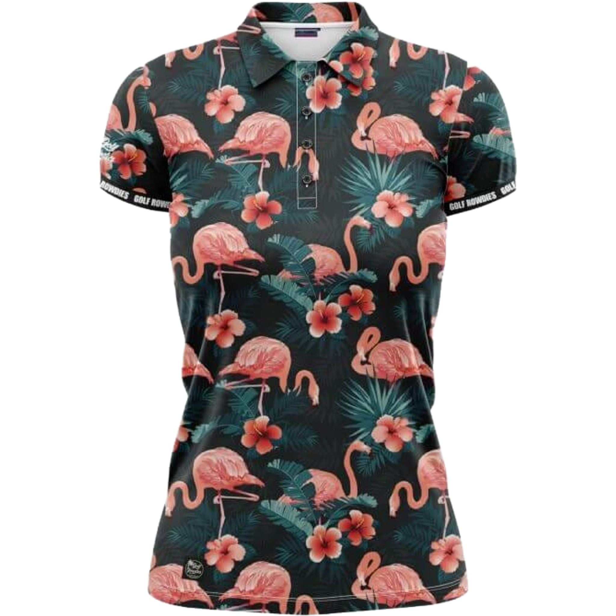 Golf Rowdies Flamingo Polo Damen