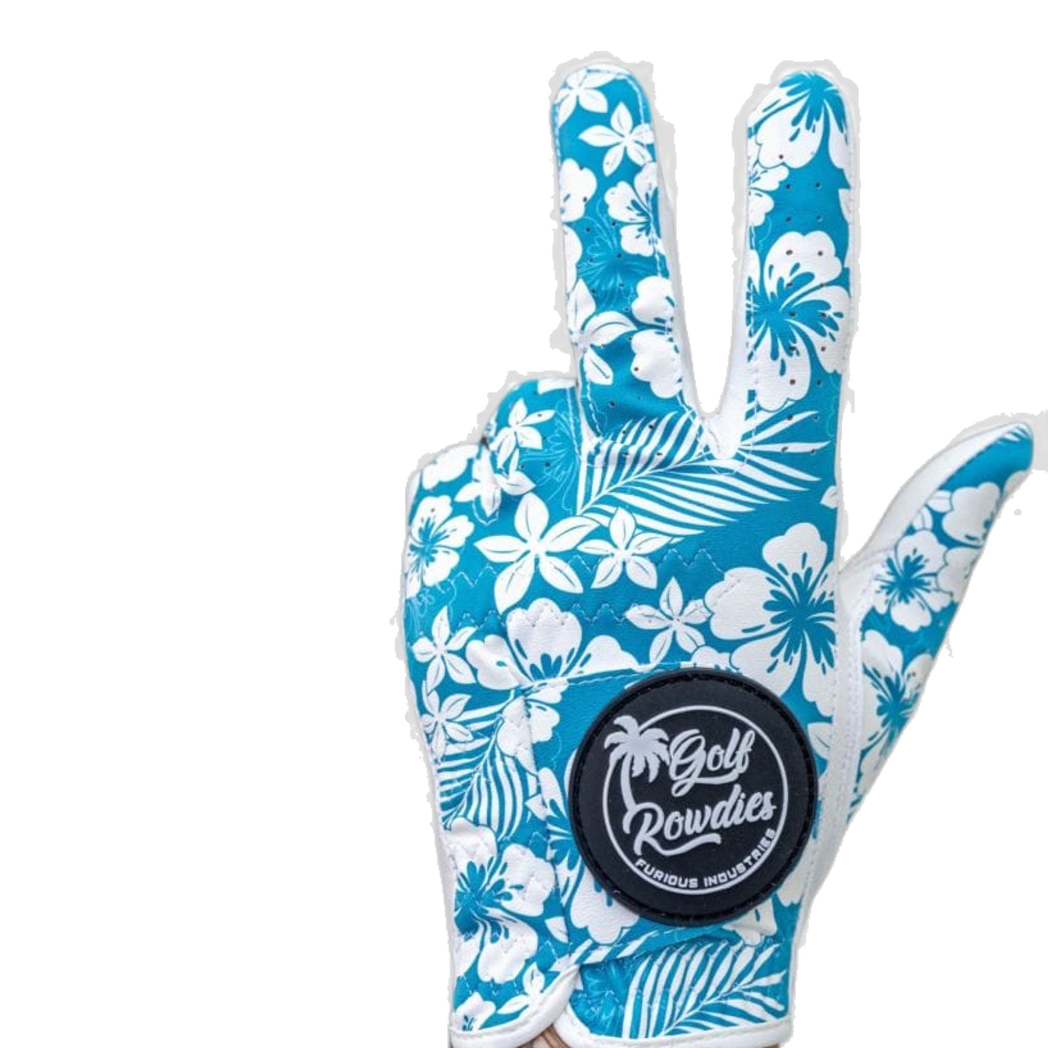 Golf Rowdies Hibiskus Handschuh Herren