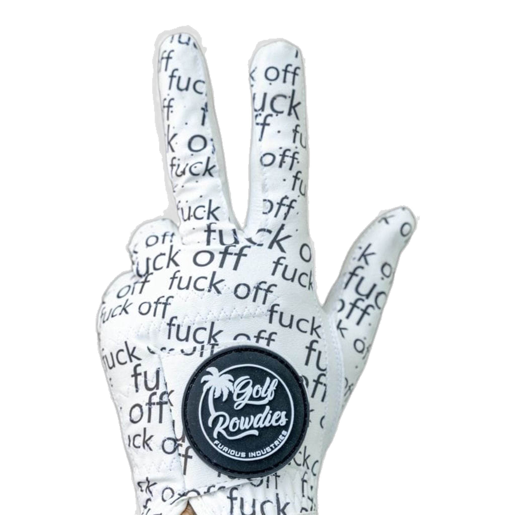Golf Rowdies Fuck Off Handschuh Herren