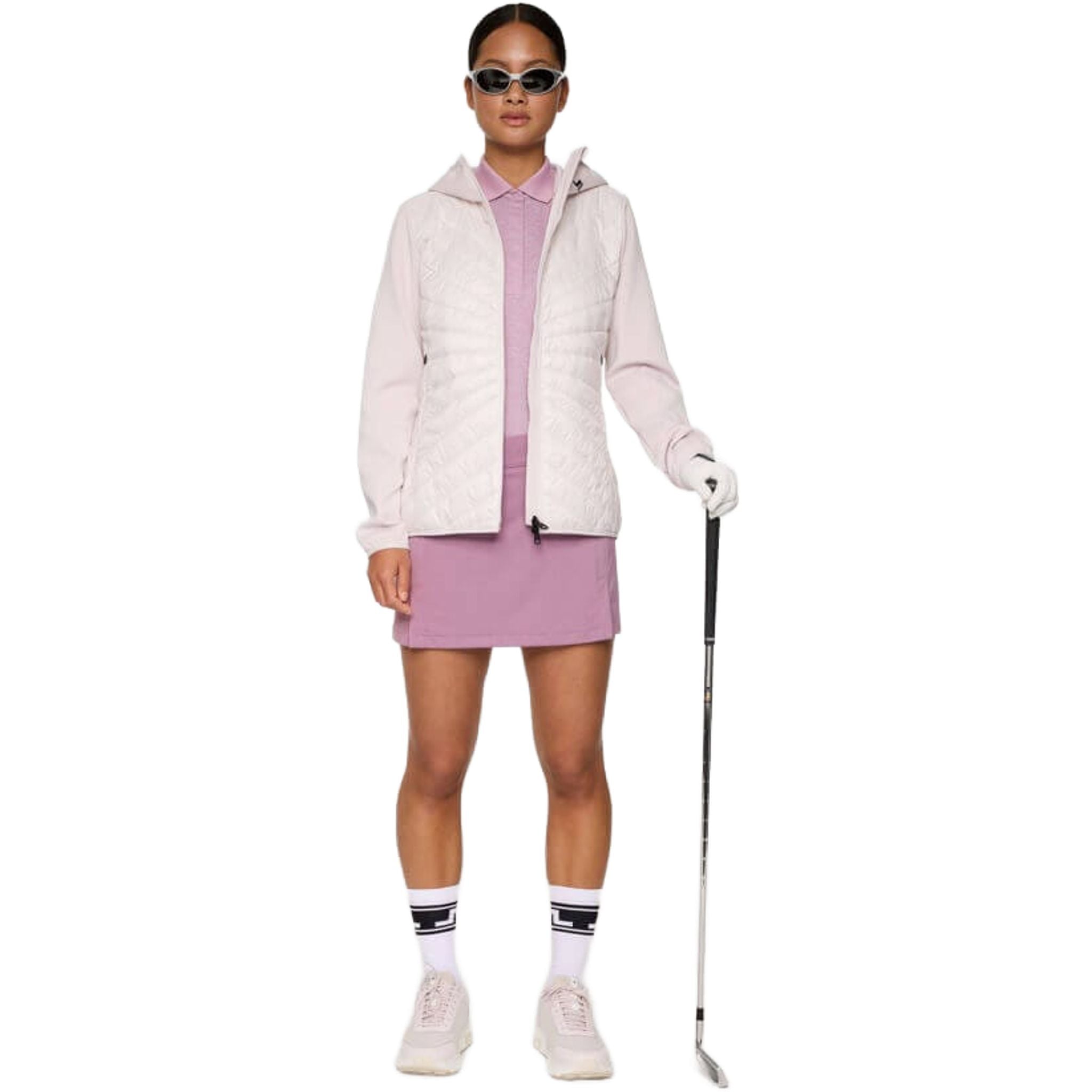 J. Lindeberg Madde Quilt Hybrid Kapuzenjacke Damen