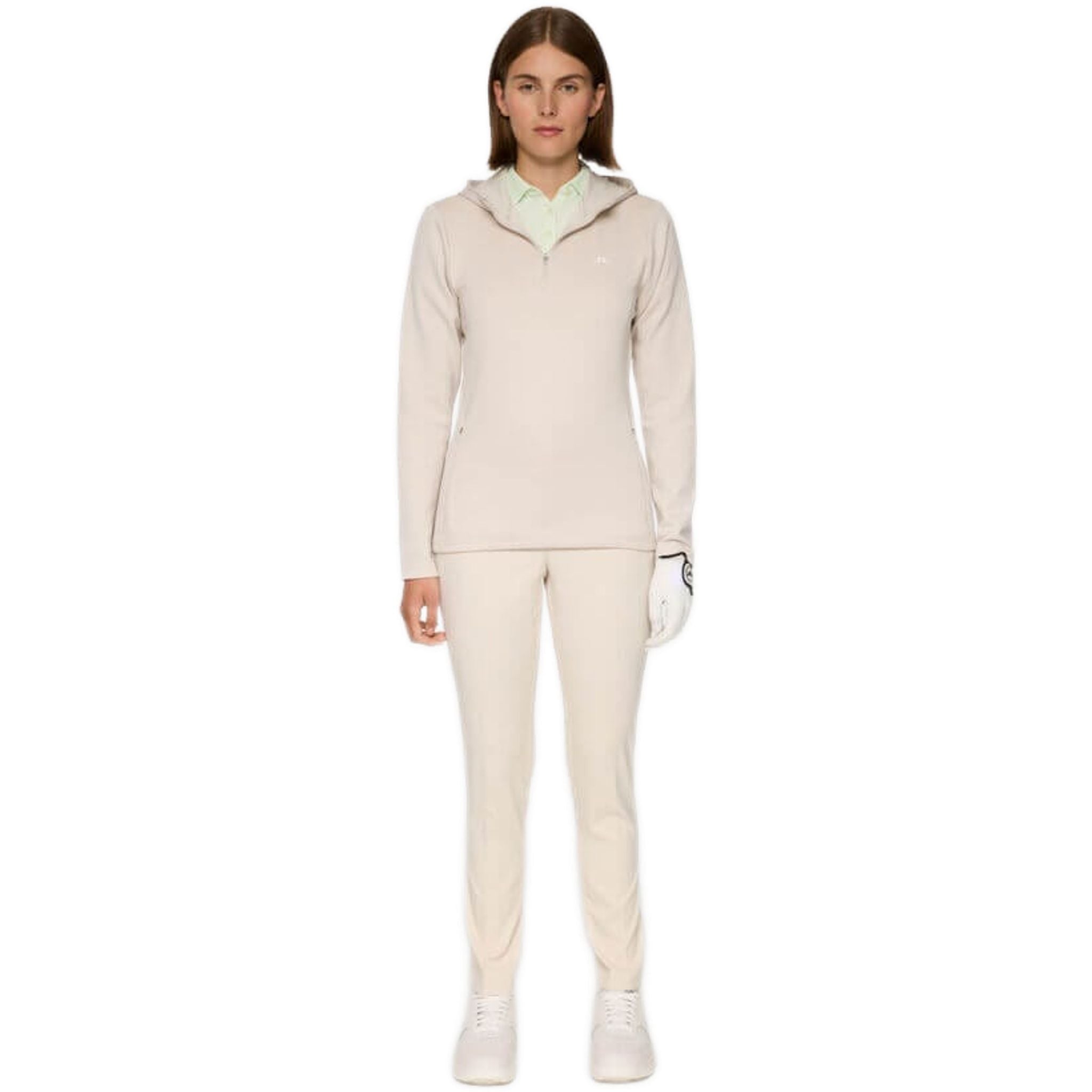 J. Lindeberg Aerialle Quarter Zip Kapuzenjacke Damen