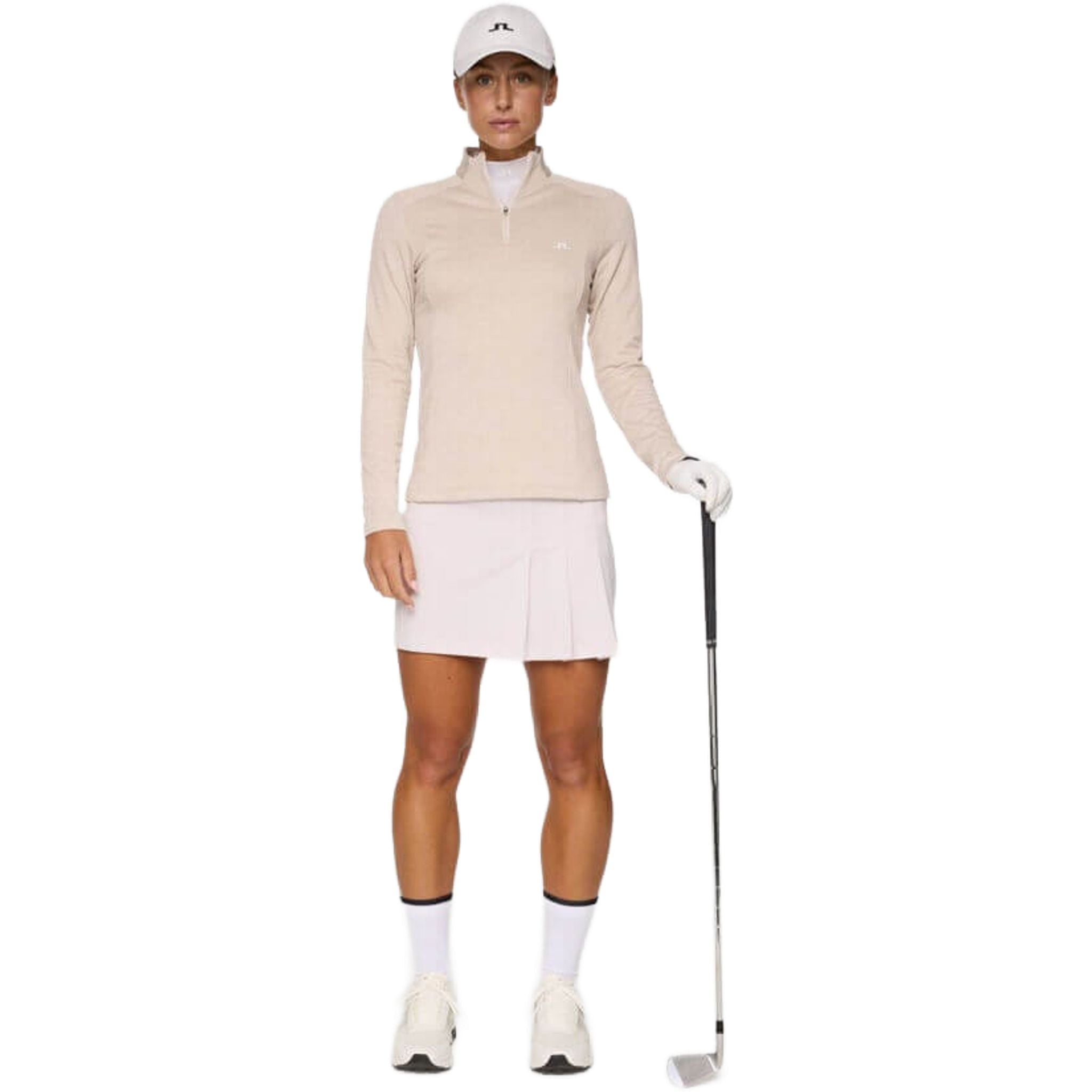 J. Lindeberg Steffi Quarter Zip Midlayer Damen