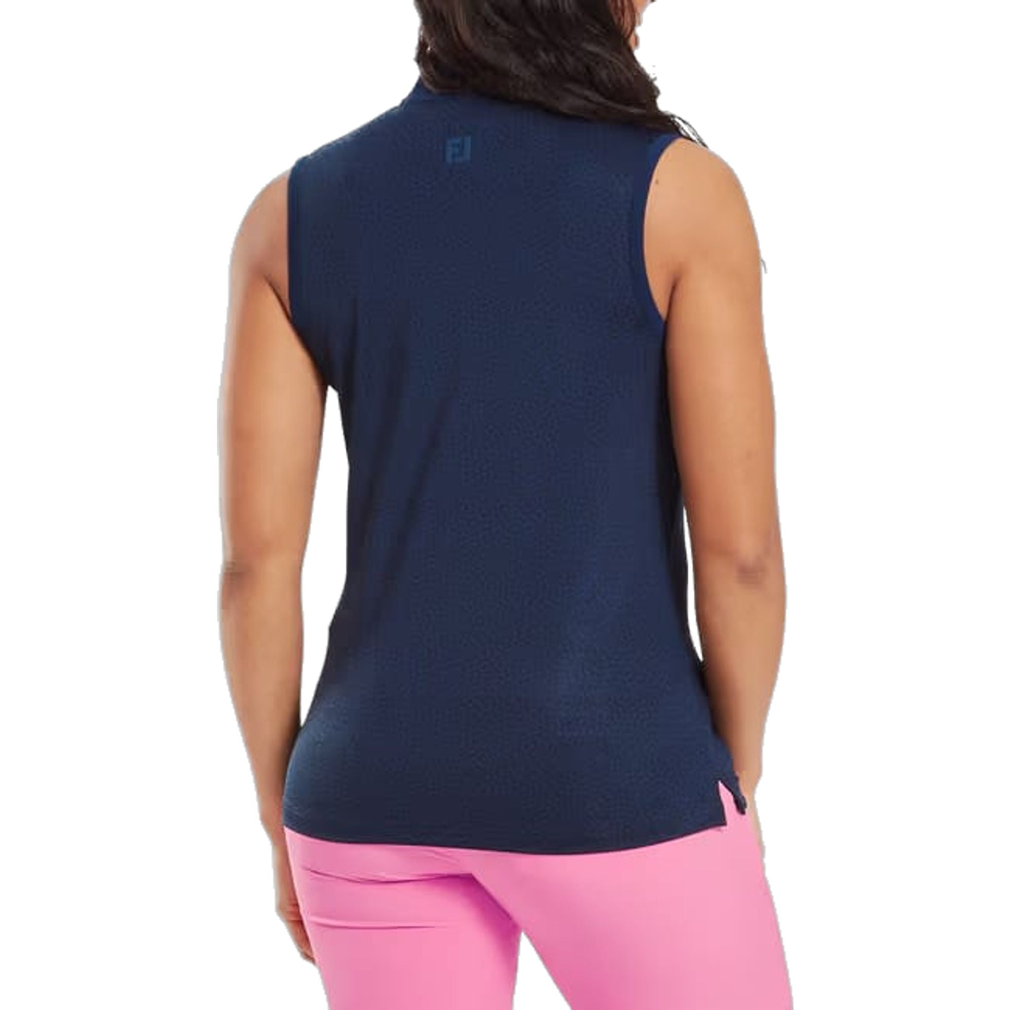 Footjoy Animal Print Sleeveless Lisle Polo