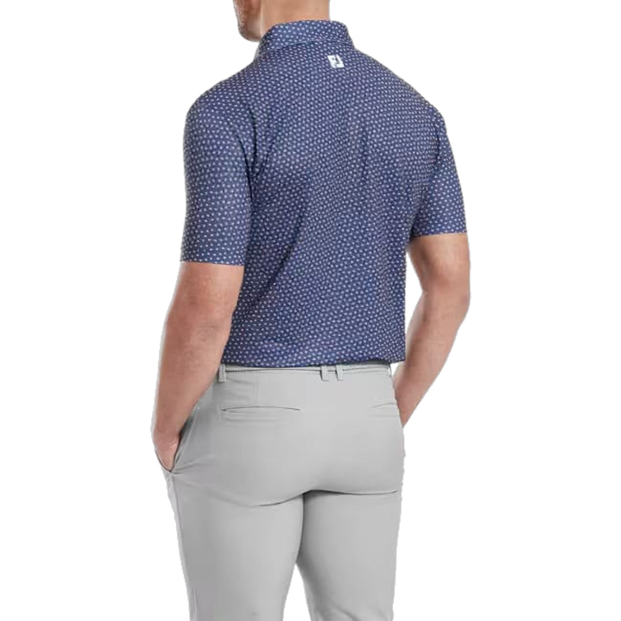 Footjoy Bounce Print Pique Herren