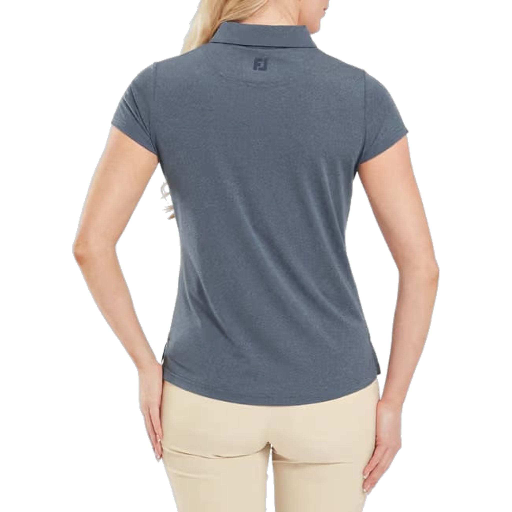 Footjoy Cap Sleeve Lisle Polo Damen