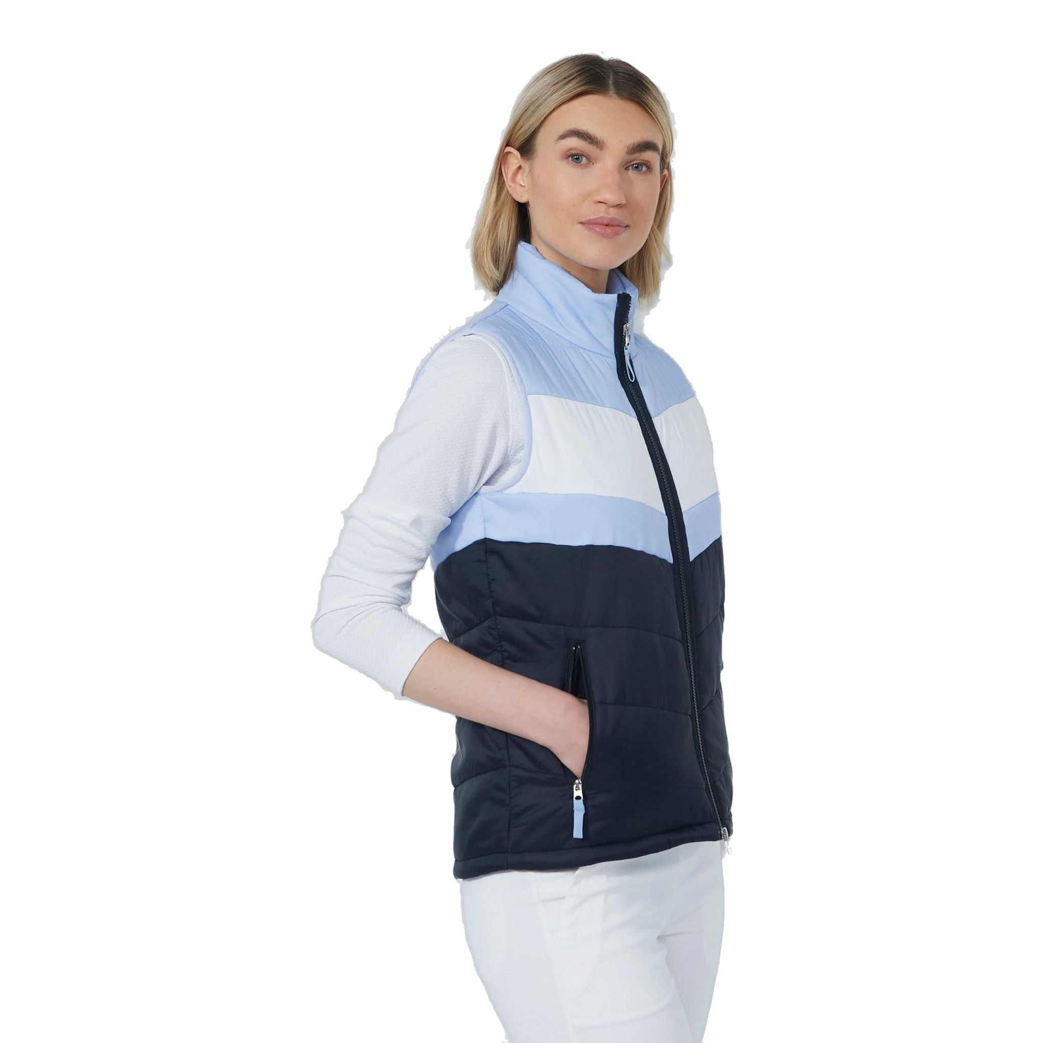 Daily Sports Blockstriped Padded Weste Damen