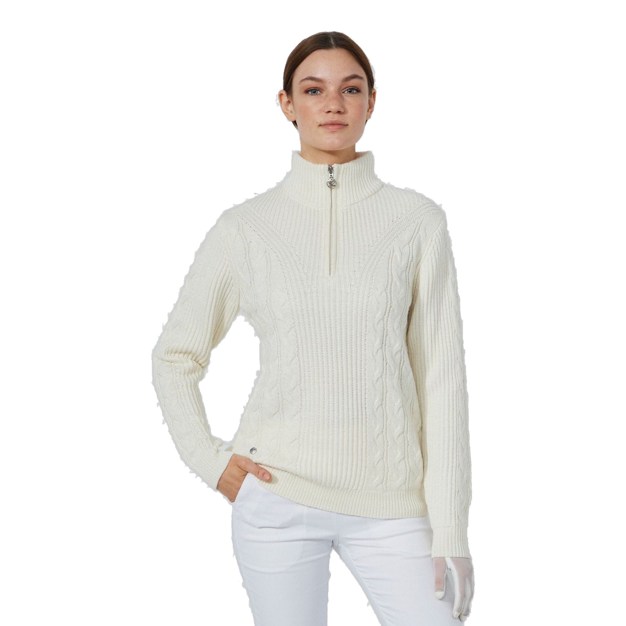 Daily Sports Lined Cable Pullover Damen