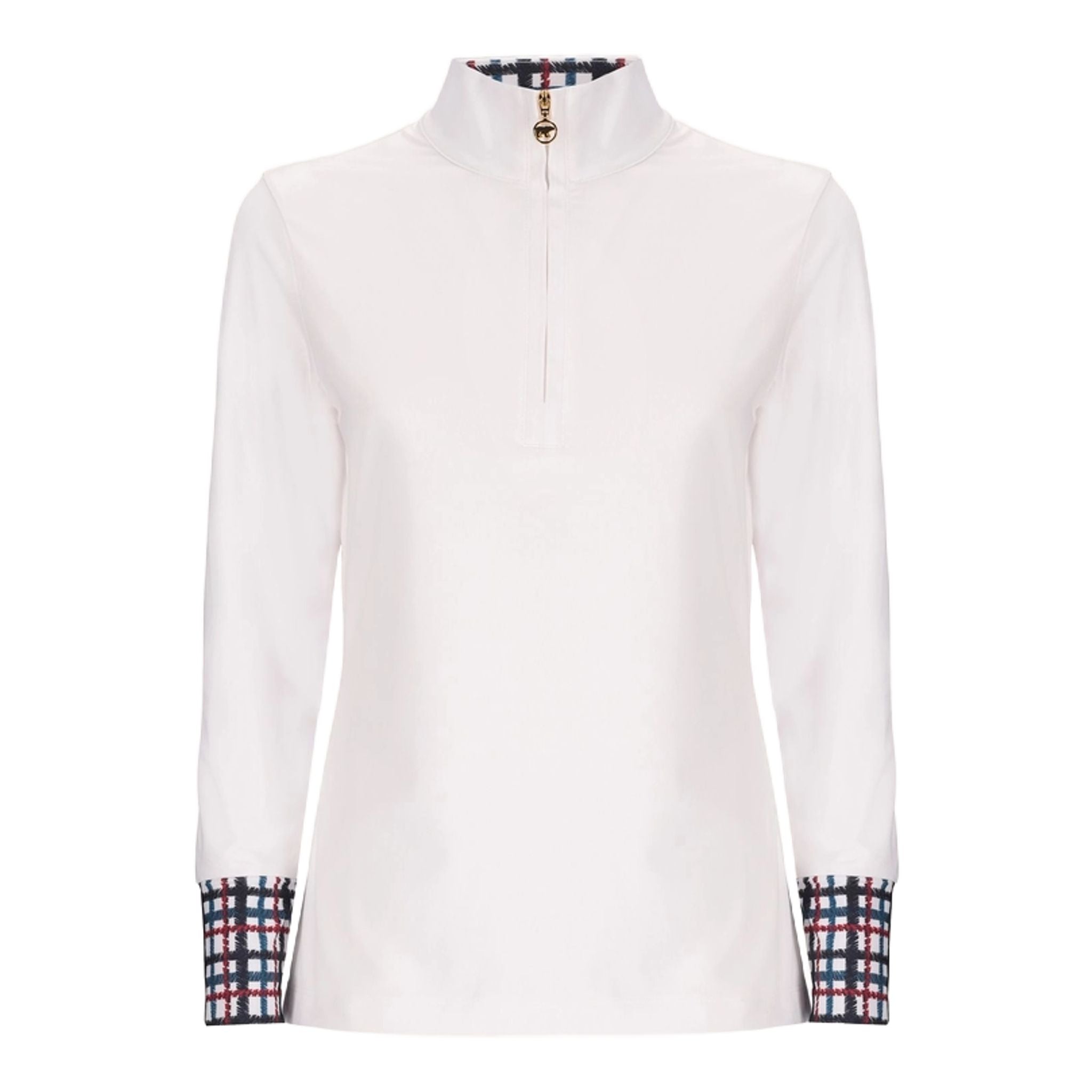 Jack Nicklaus Plaid Accent Poloshirt Damen