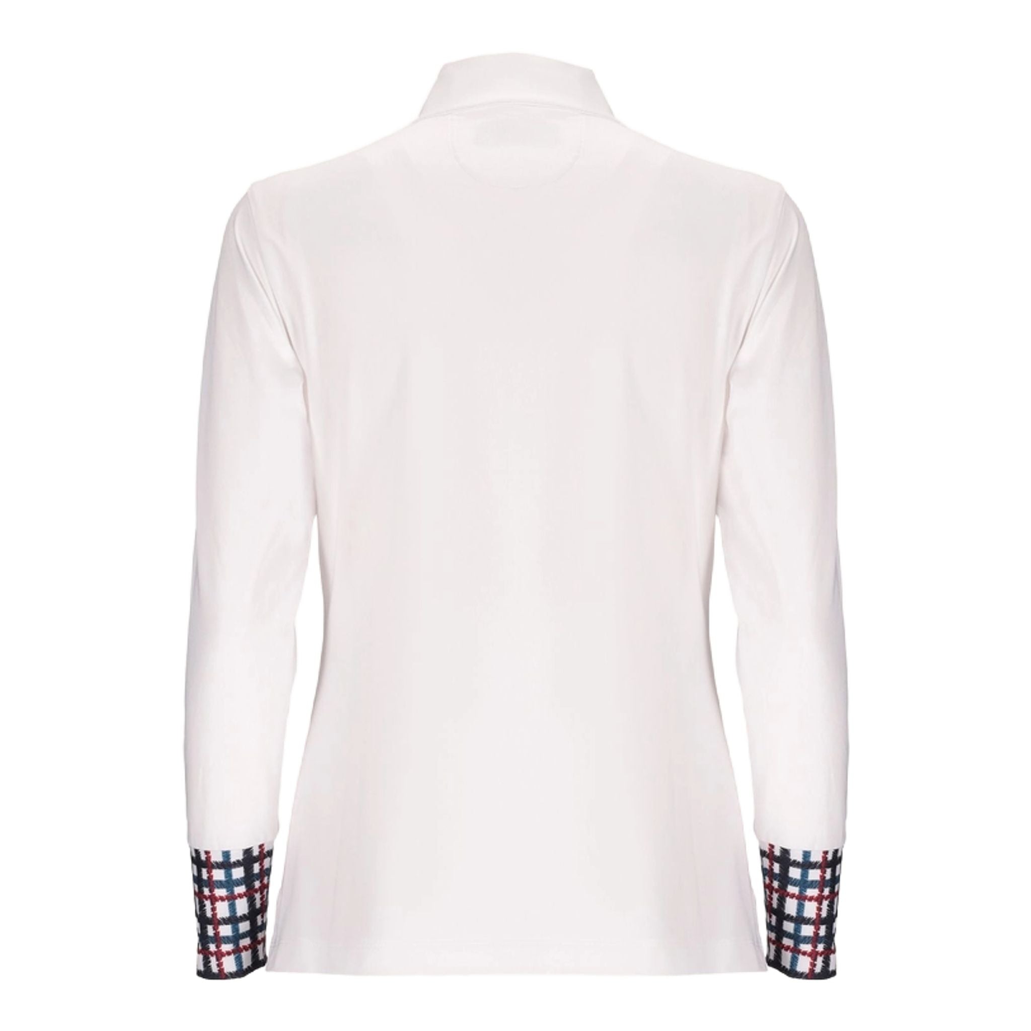 Jack Nicklaus Plaid Accent Poloshirt Damen