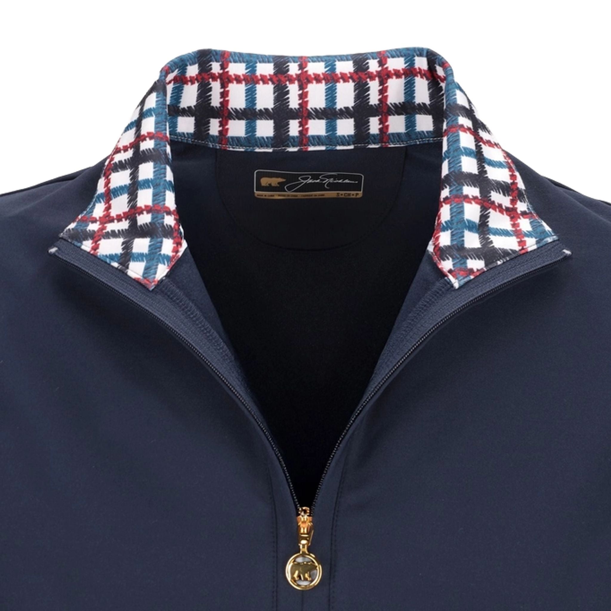 Jack Nicklaus Plaid Accent Poloshirt Damen