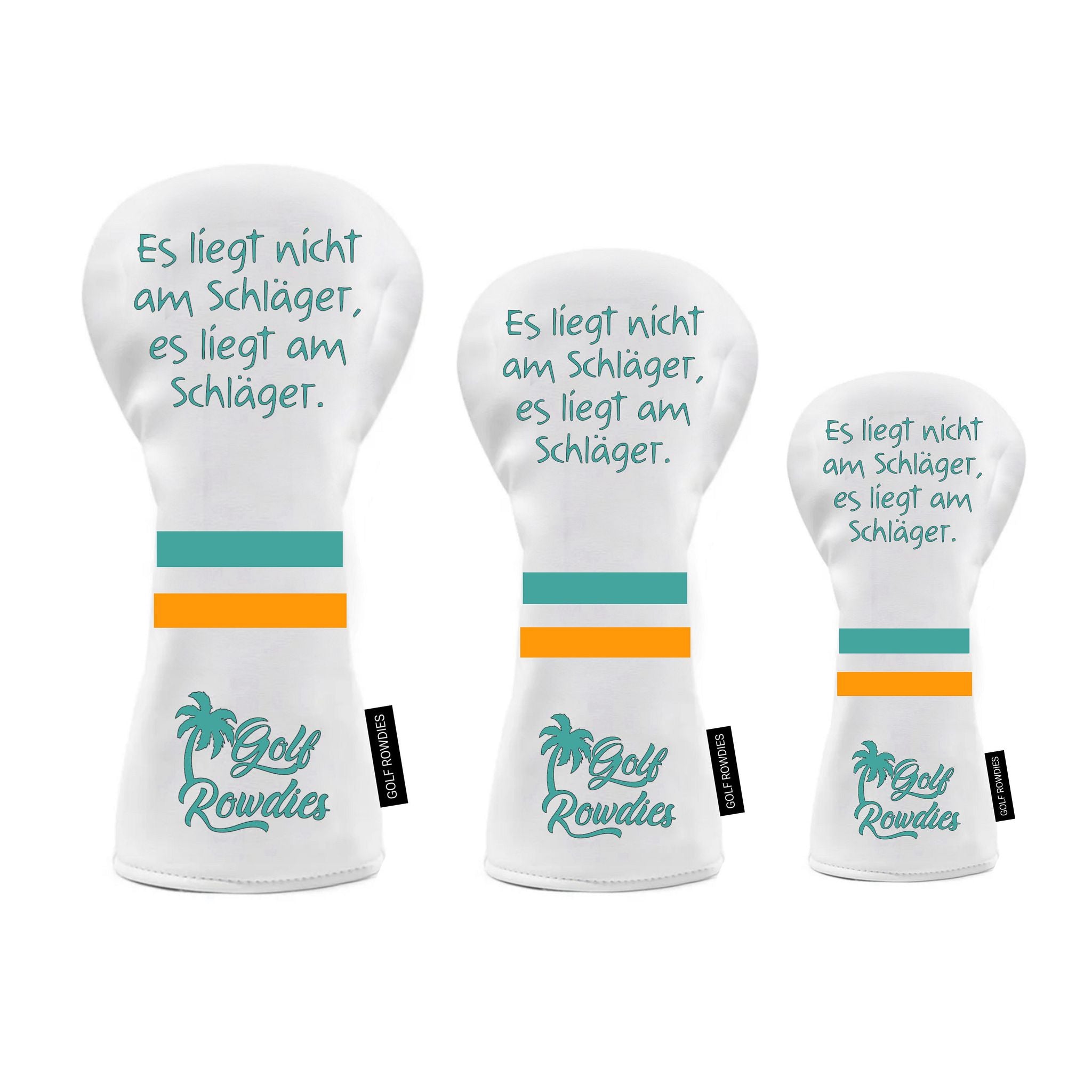 Golf Rowdies 3er-Set Es Liegt Nicht Am Schläger, Es Liegt Am Schläger Headcover