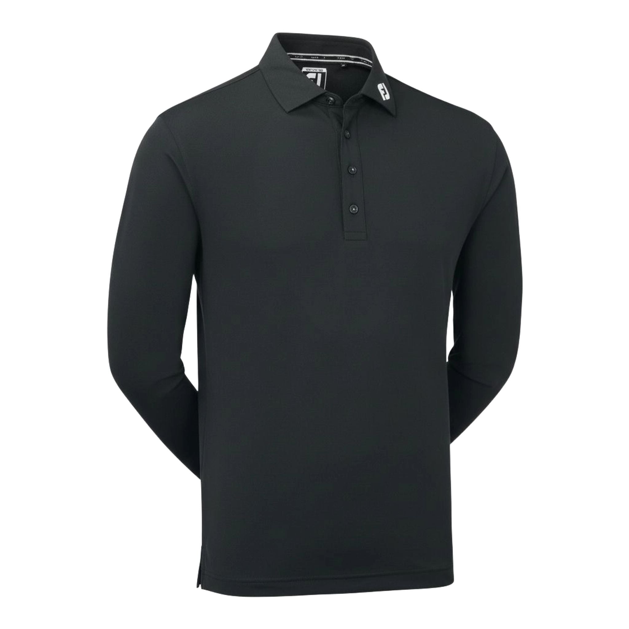 Footjoy Thermolite Smooth Pique Langarm Poloshirt Herren