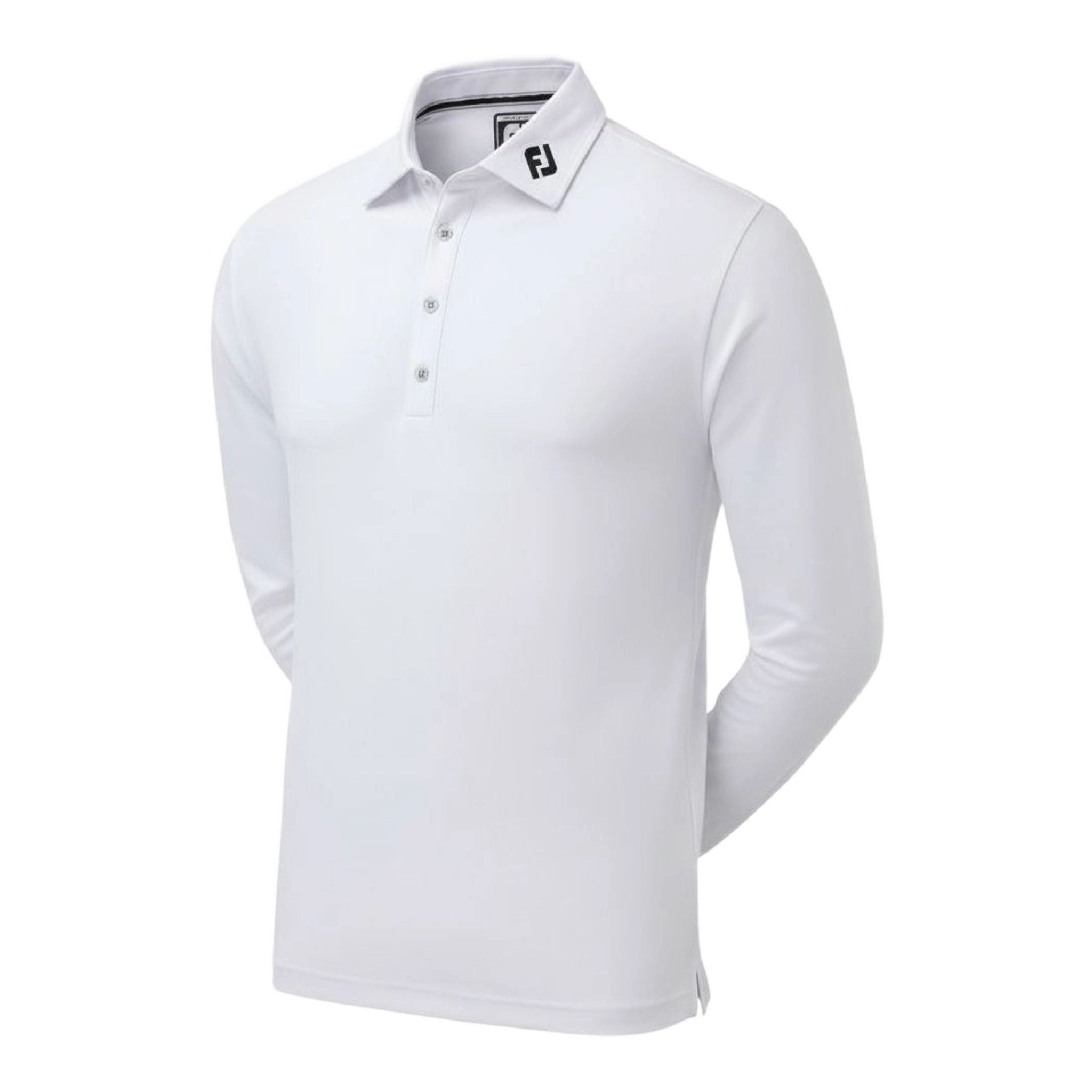 Footjoy Thermolite Smooth Pique Langarm Poloshirt Herren