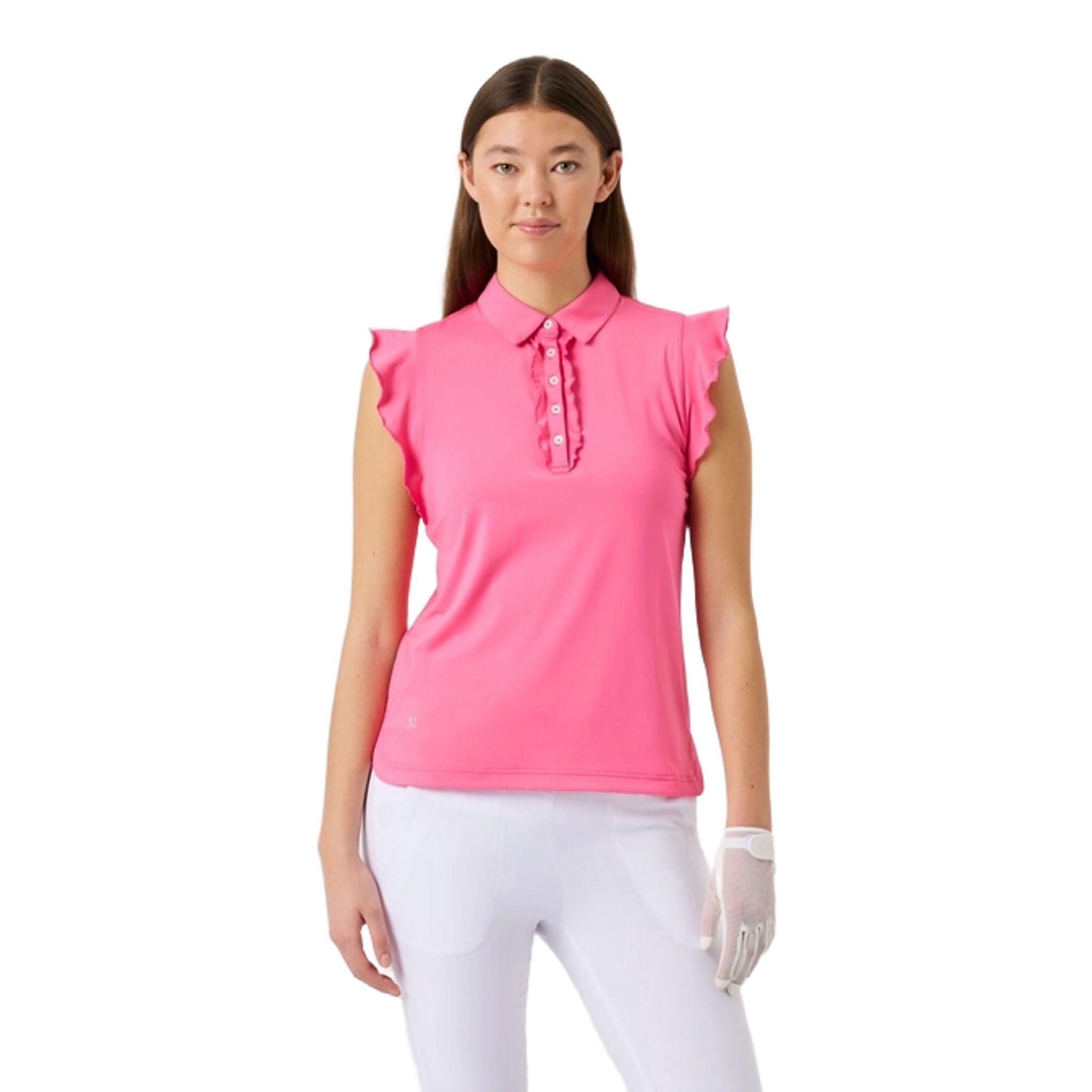 Daily Sports Frill SL Poloshirt Damen
