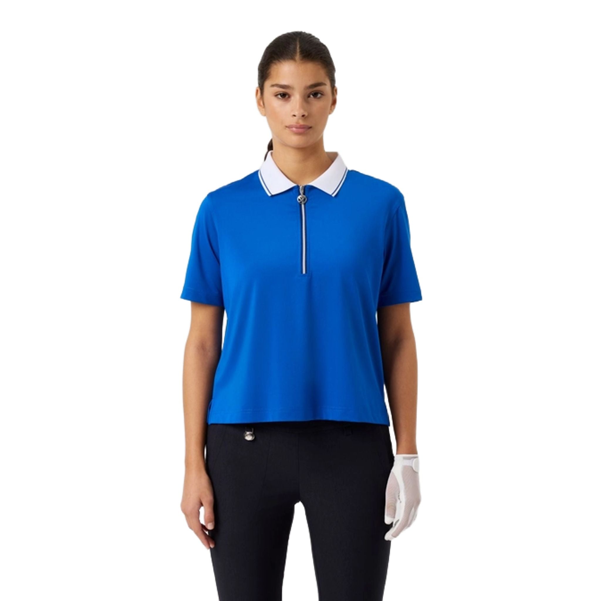Daily Sports Cropped SS Poloshirt Damen