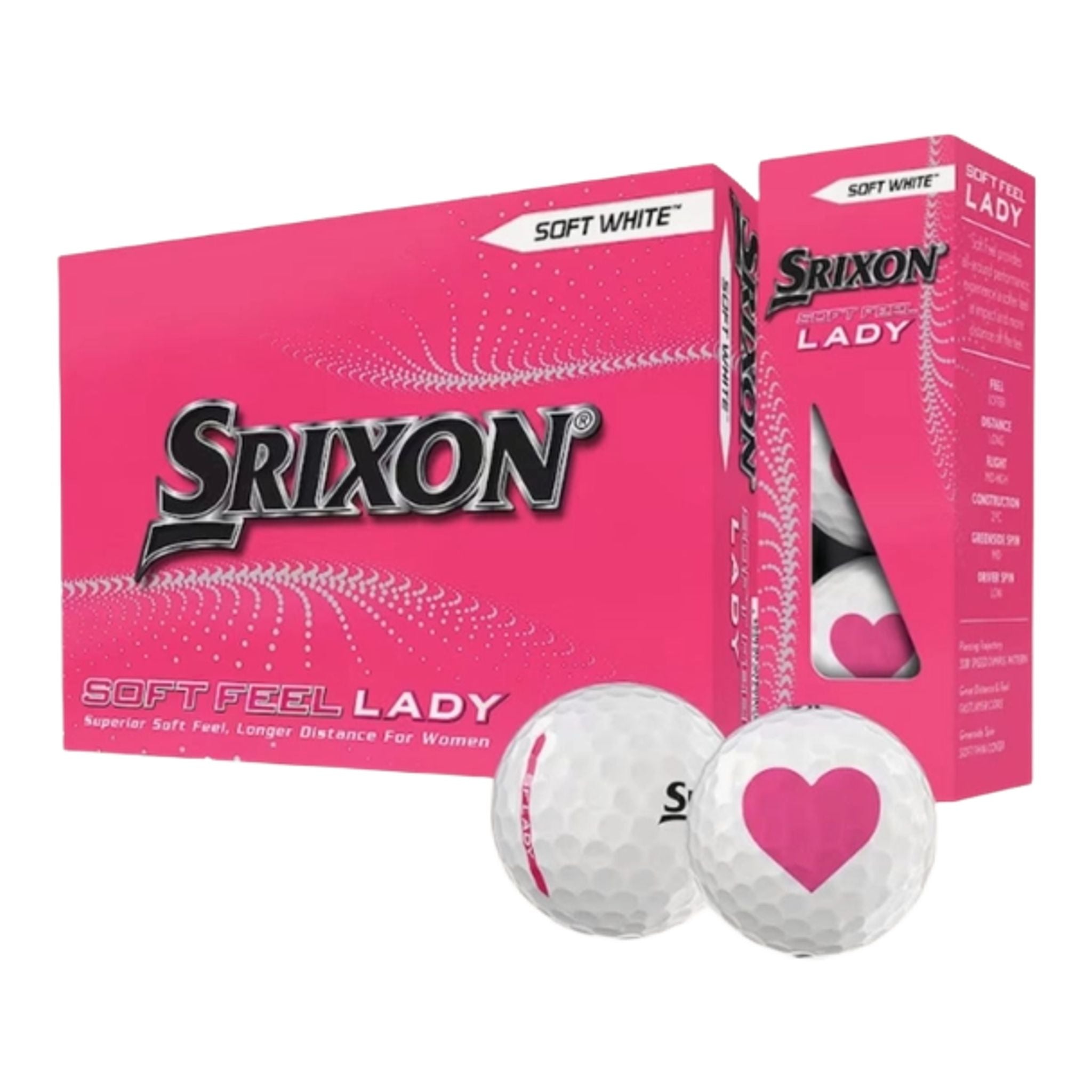 Srixon Soft Feel Valentine Golfbälle Damen