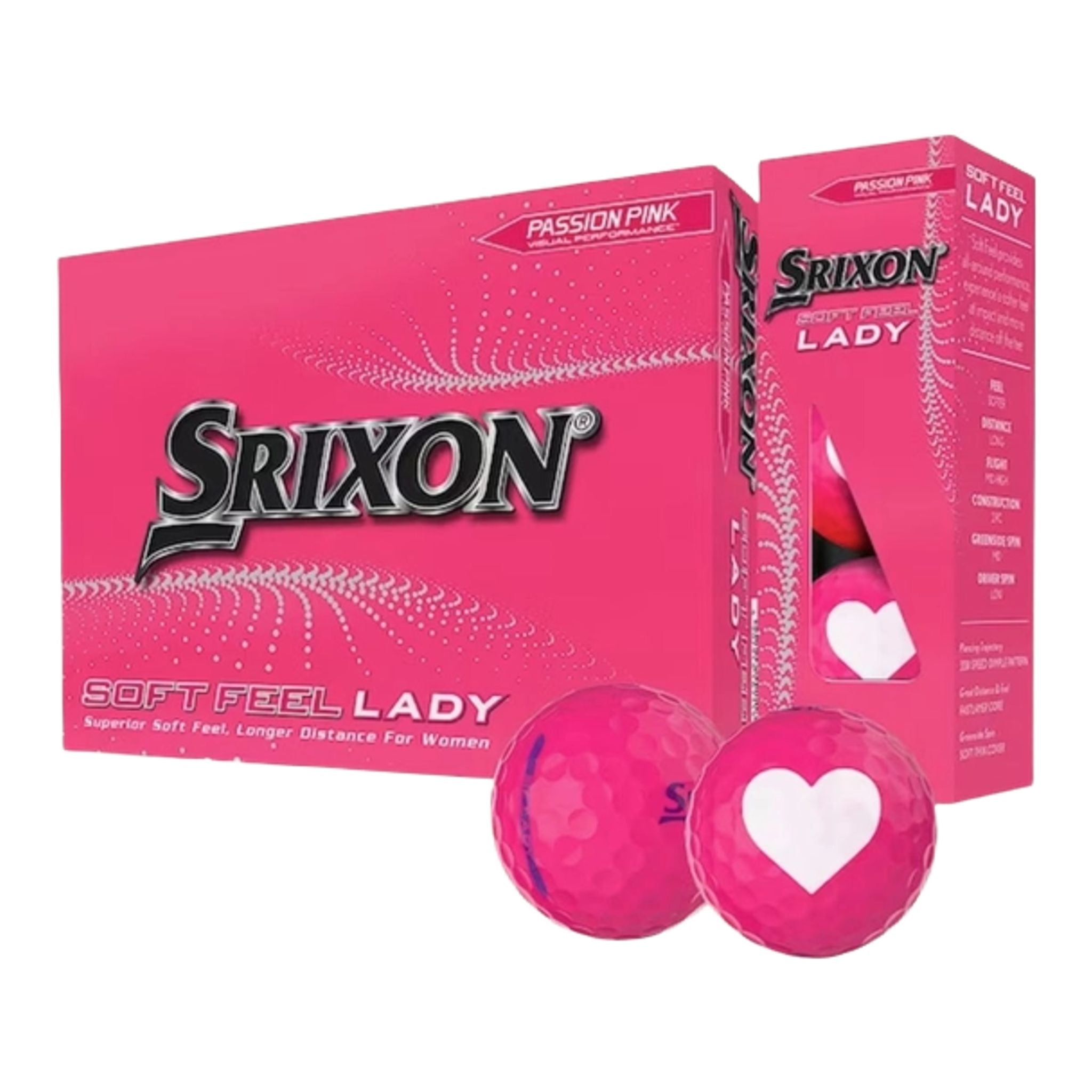 Srixon Soft Feel Valentine Golfbälle Damen