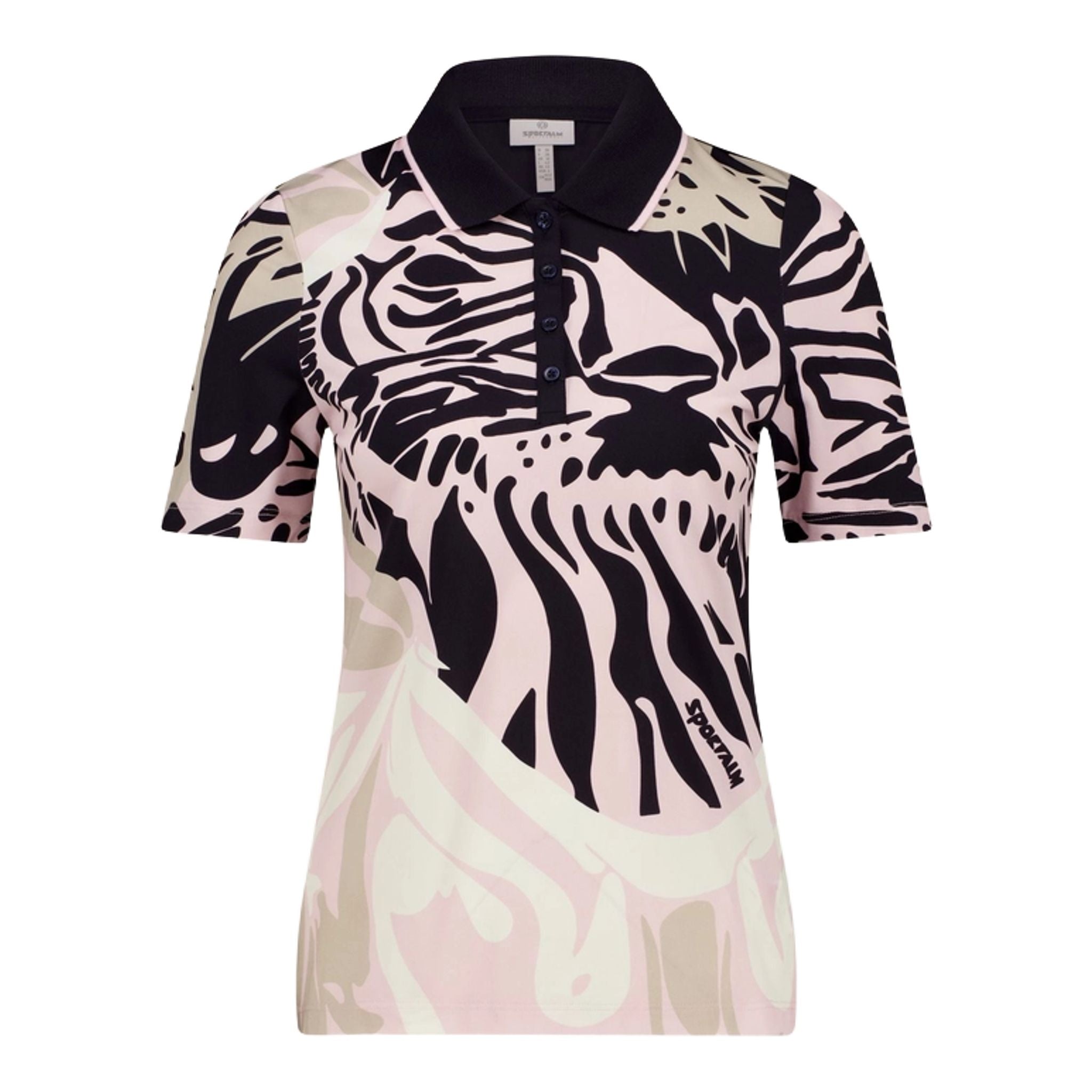 Sportalm Poloshirt mit Animal Print Damen
