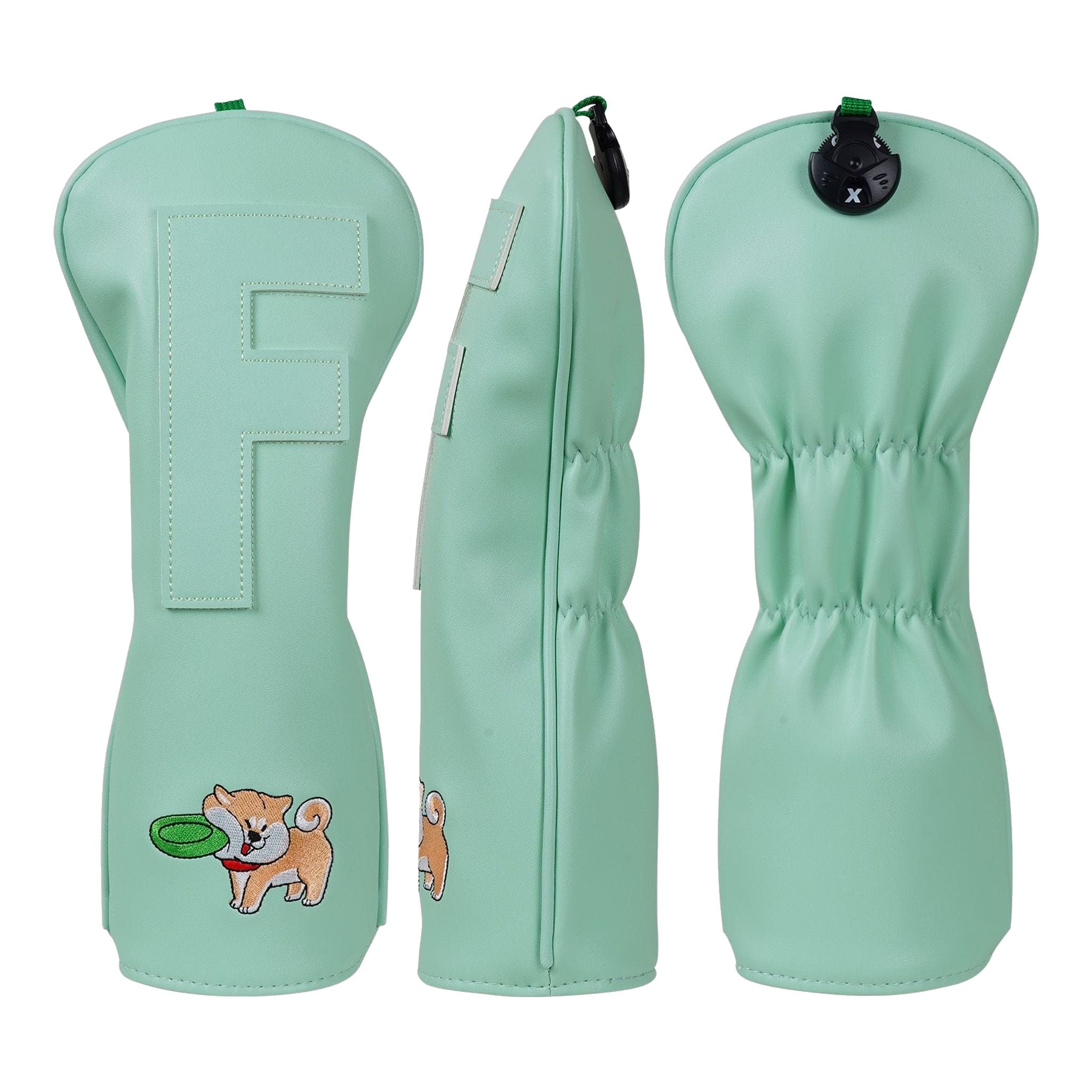 Emroydered Headcovers Dog Fairway Headcover
