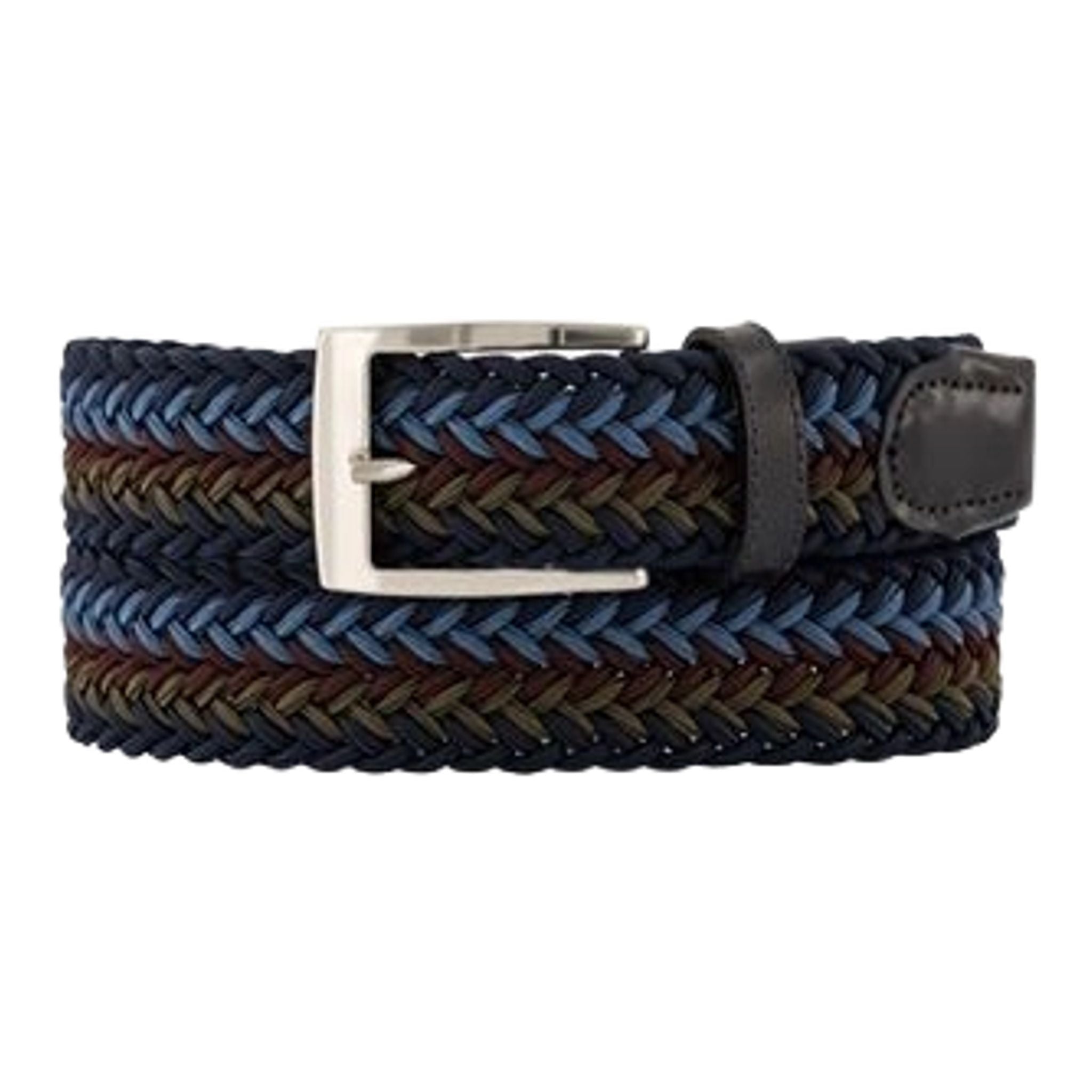 Alberto Multicolor Braided Gürtel