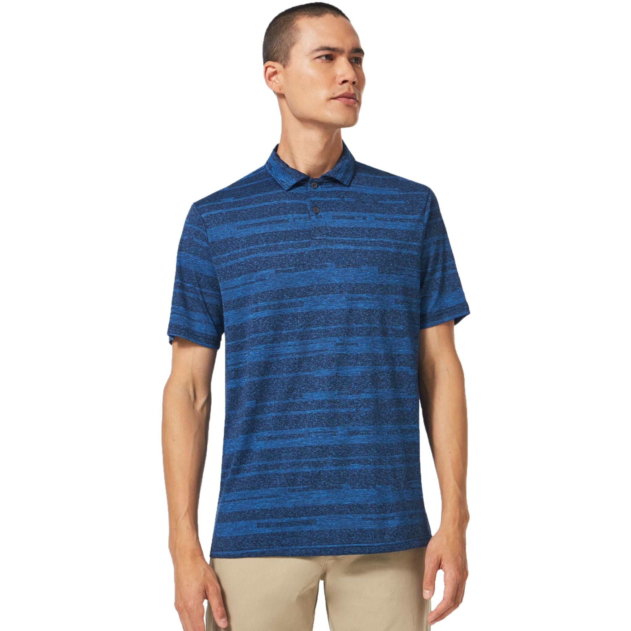 Oakley Aero Pro Stripe Polo Herren