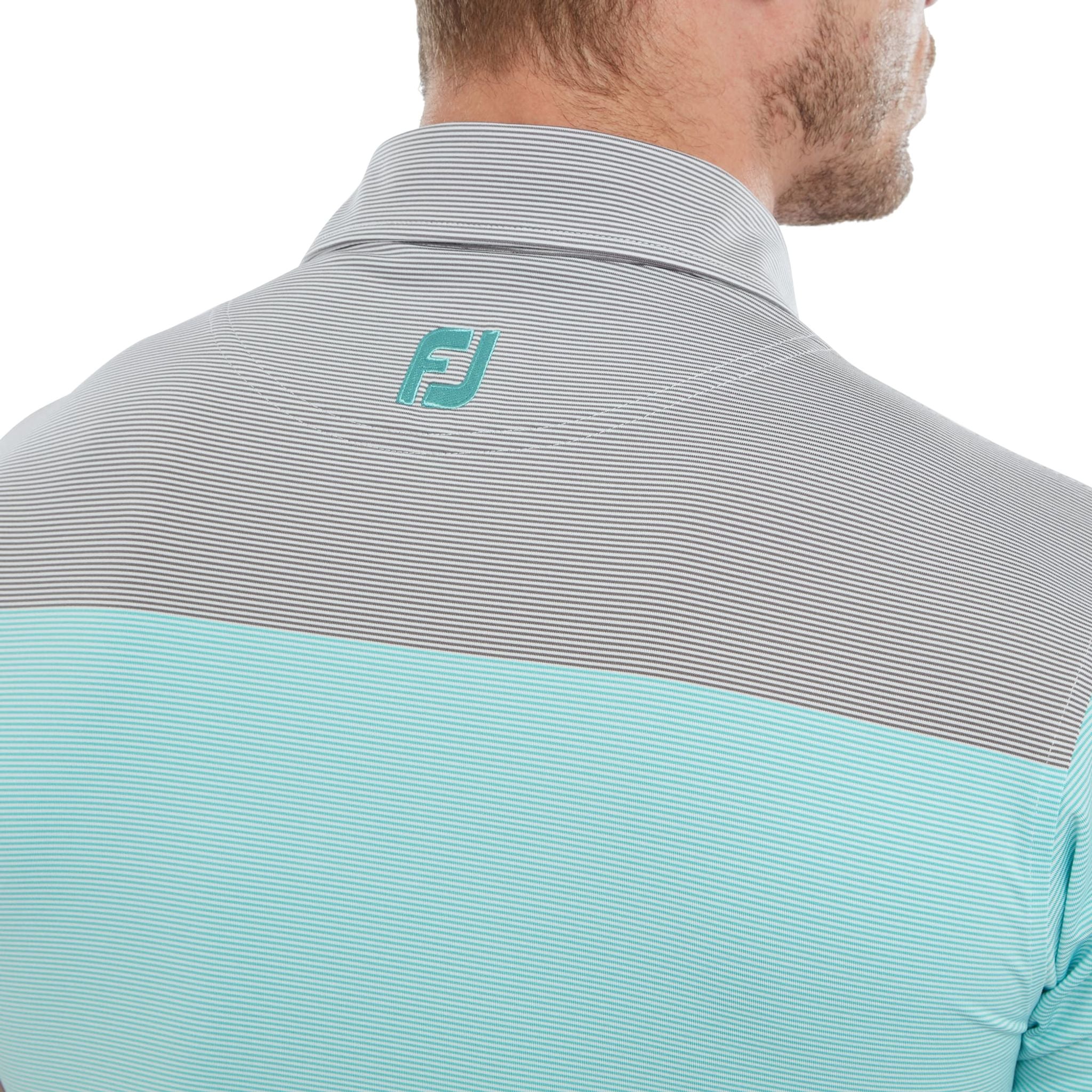 Footjoy End-on-End Block Poloshirt Herren