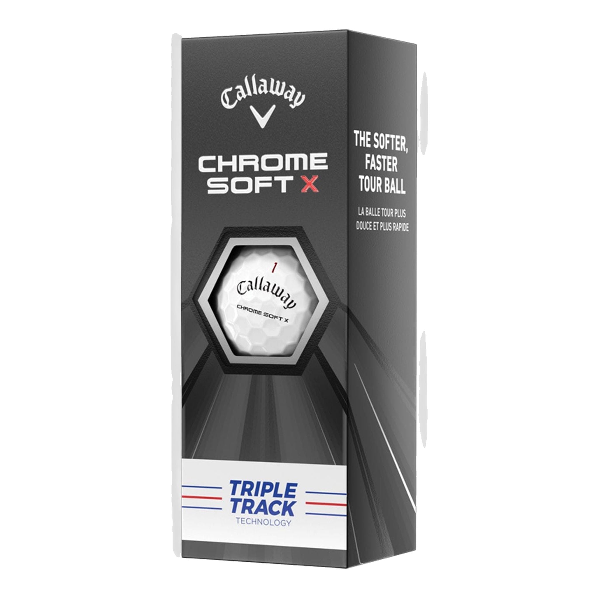 Callaway Chrome Soft X Triple Track (20) [12Bälle] Weiß