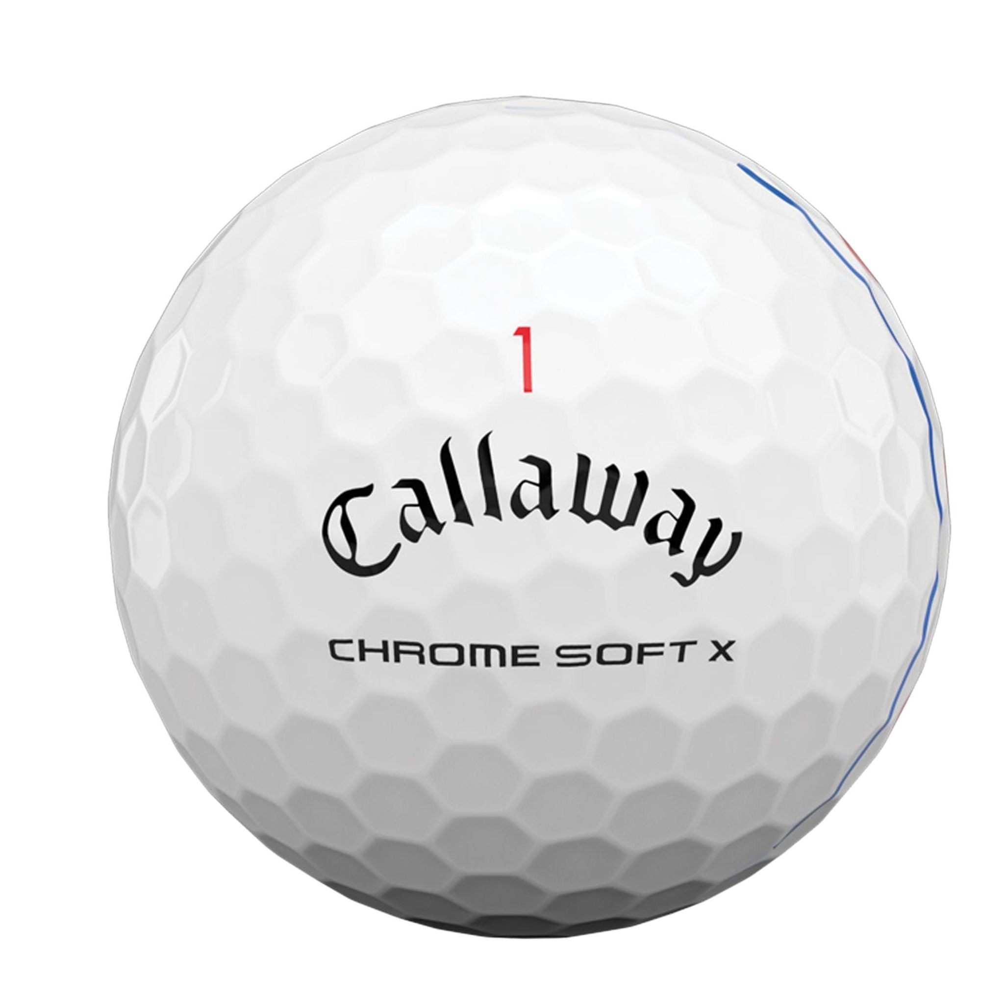 Callaway Chrome Soft X Triple Track (20) [12Bälle] Weiß