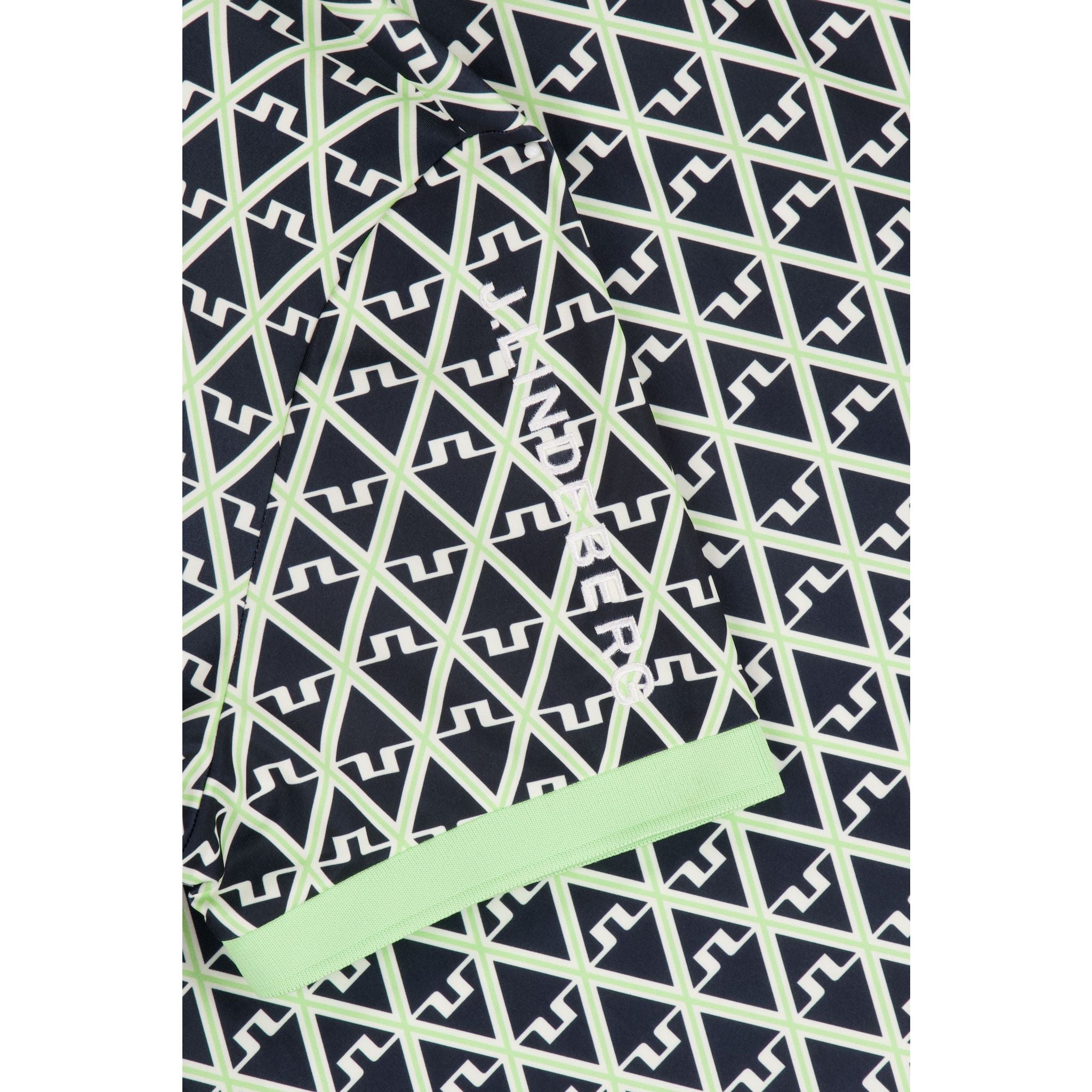 J. Lindeberg Tour Tech Reg Fit Print Polo Herren