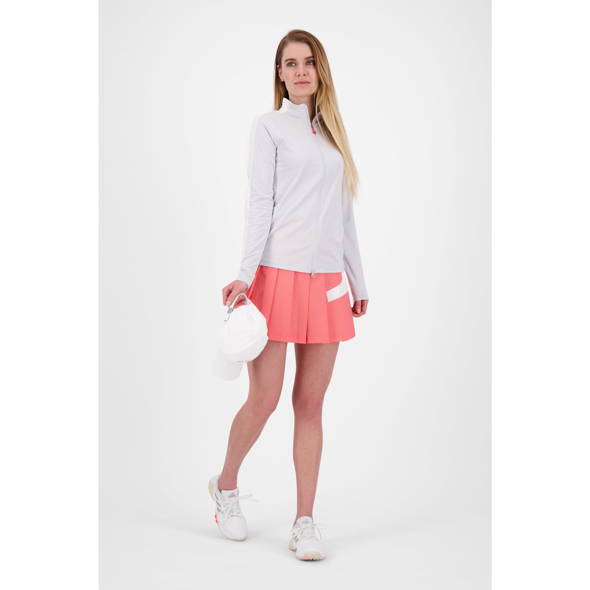 J. Lindeberg Marie Mid Layer Light Grey Melange Damen